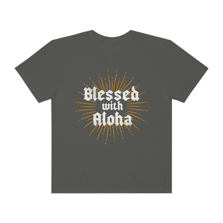 BLESSED Custom Garment Dyed Cotton Tee