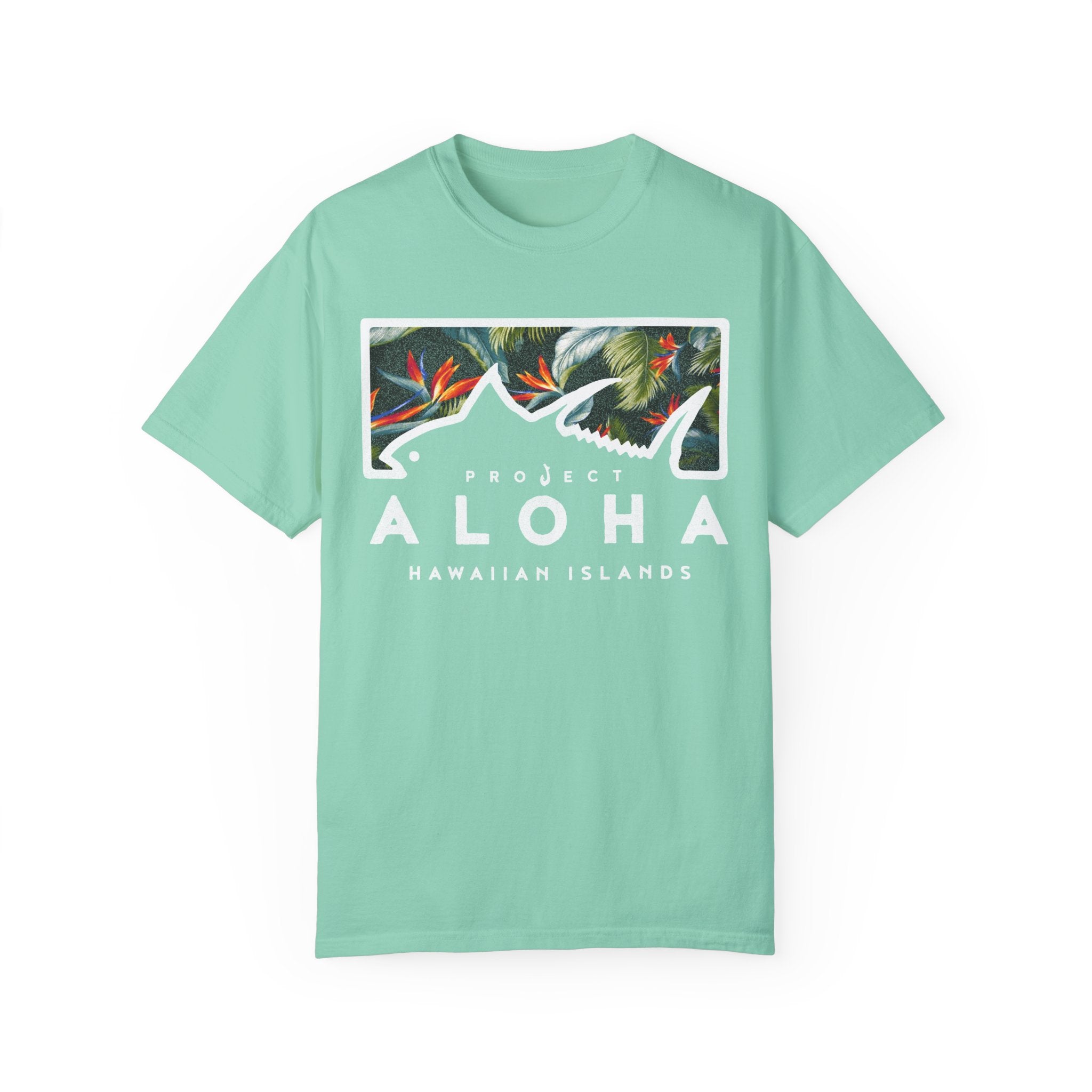 AHI PARADISE Custom Garment Dyed Cotton Tee