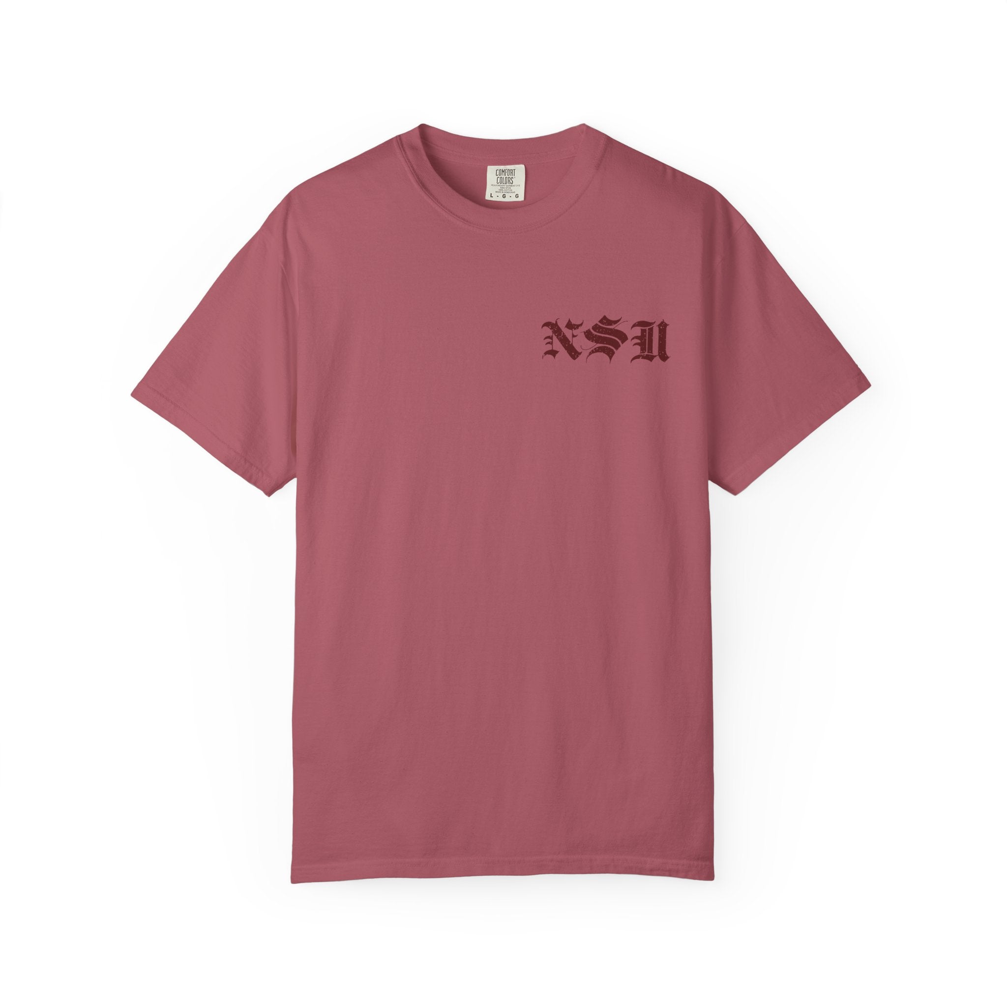 HB VOYAGE (Red) Custom Garment Dyed Cotton Tee