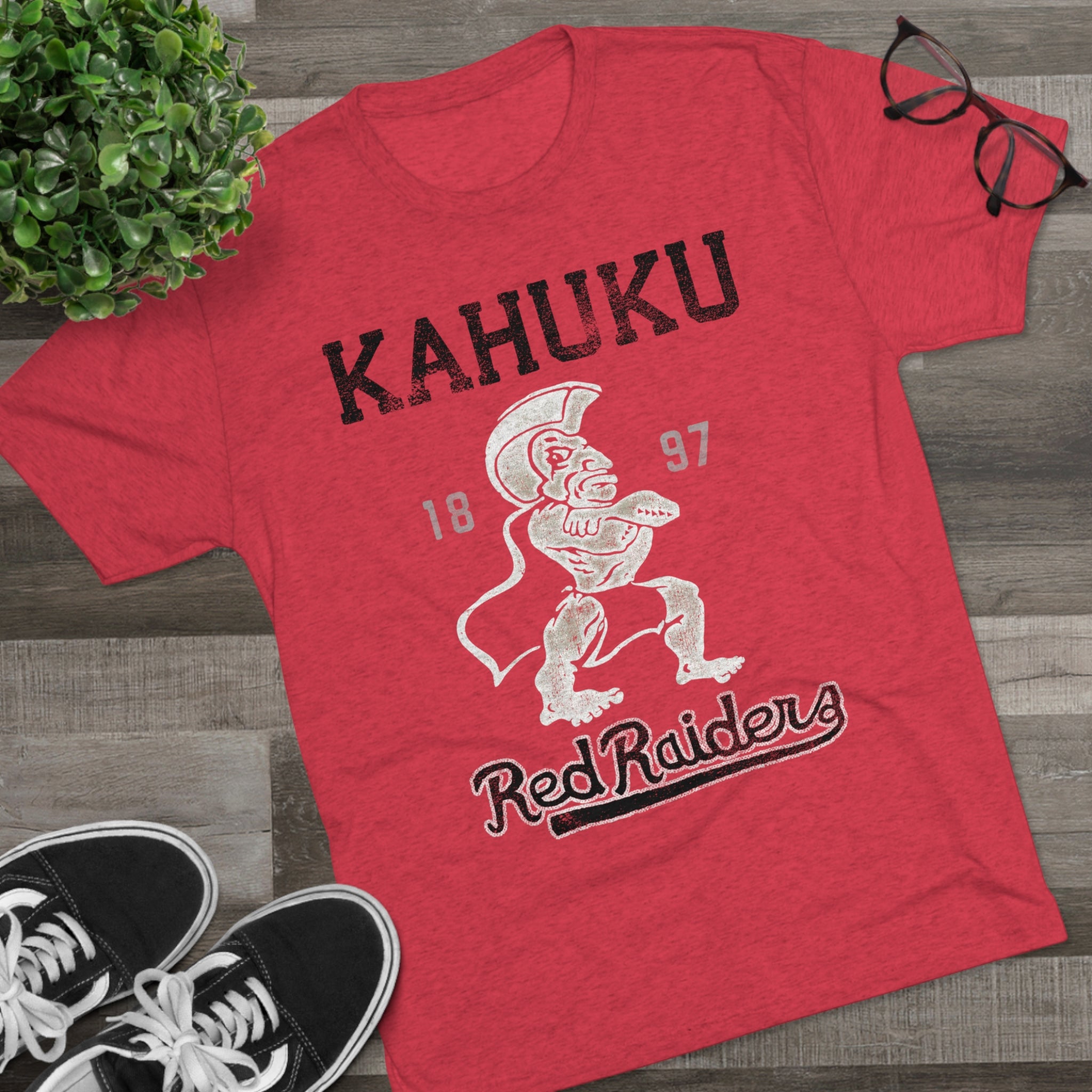 KAHUKU RED RAIDERS Custom Triblend