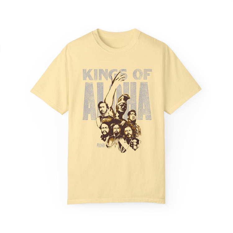 KINGS OF ALOHA Custom Garment Dyed Cotton Tee