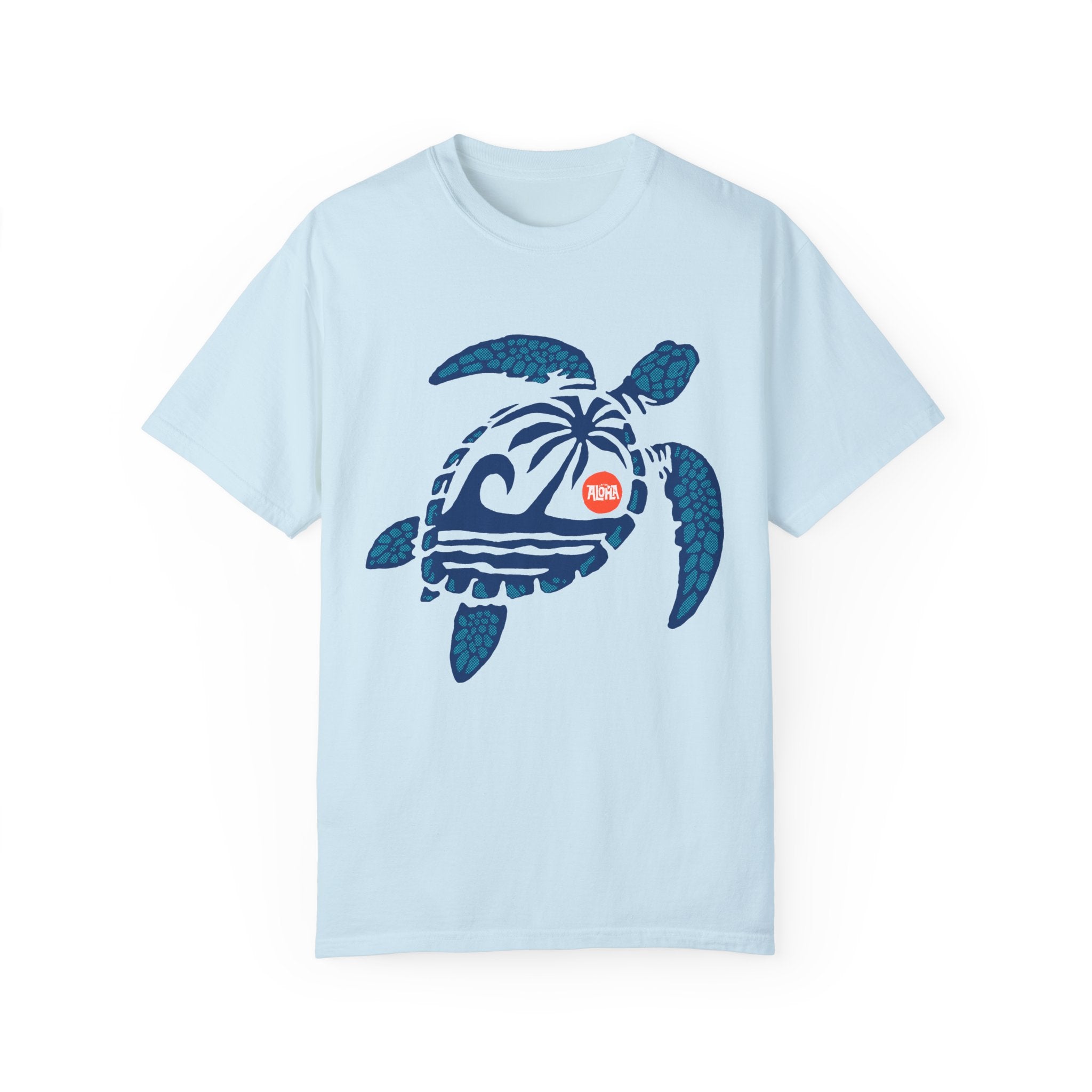 HONU BEACH Custom Garment Dyed Cotton Tee