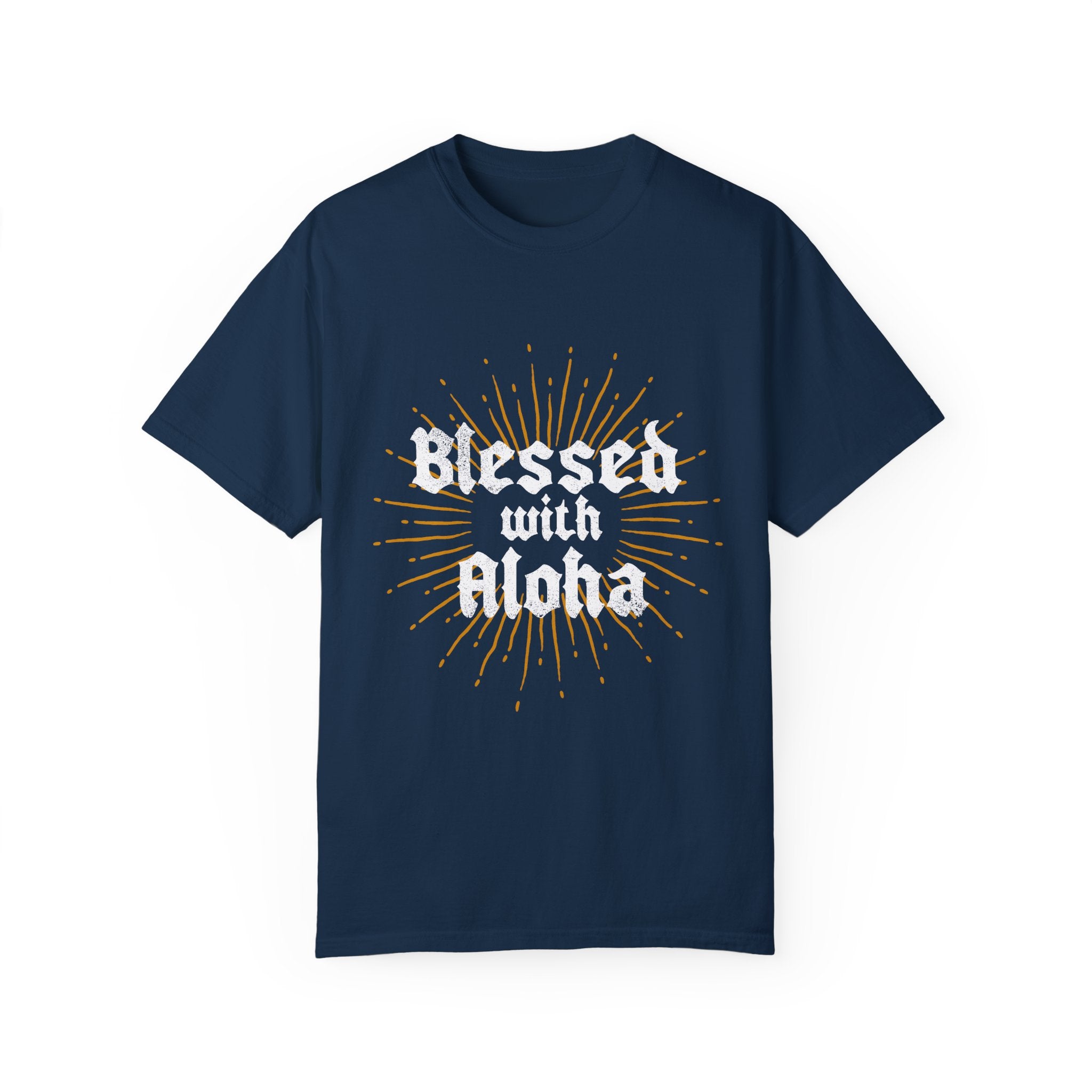 BLESSED Custom Garment Dyed Cotton Tee