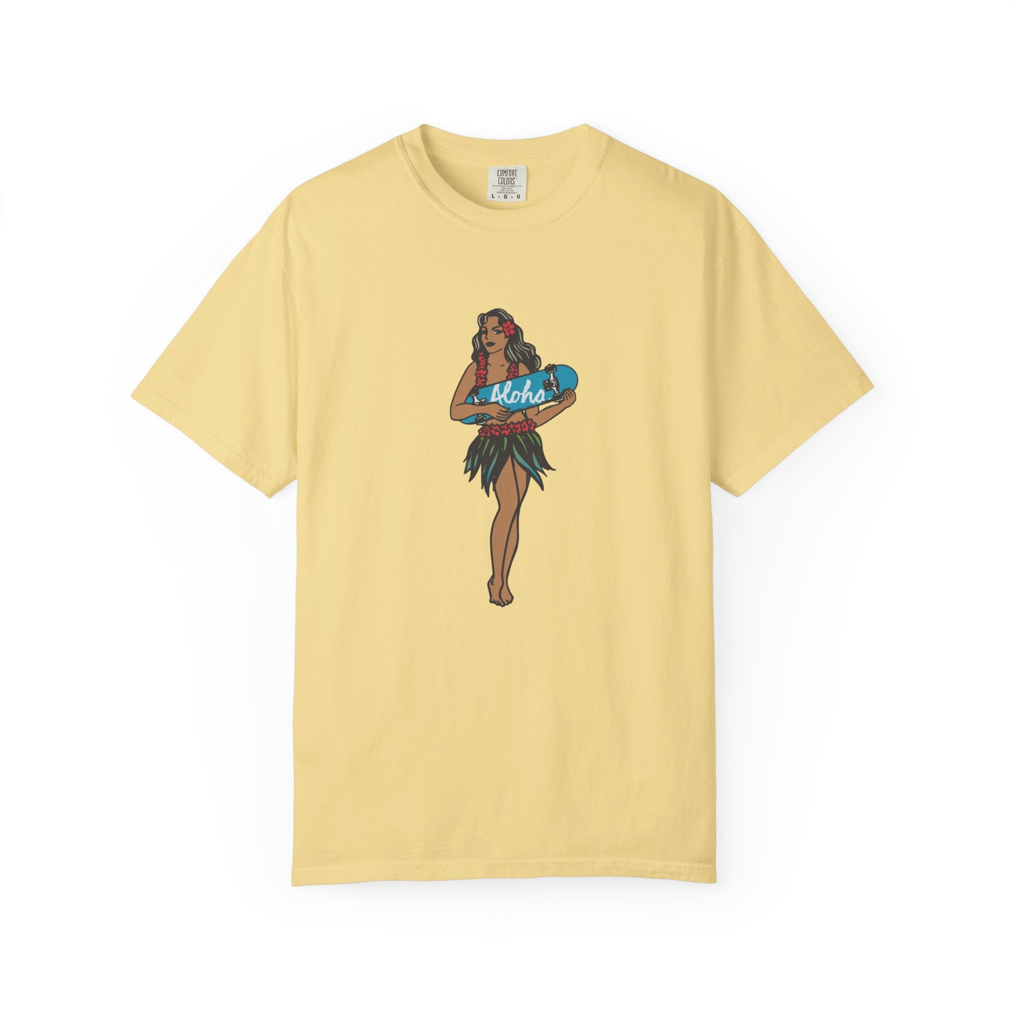 L8R SK8R Custom Garment Dyed Cotton Tee