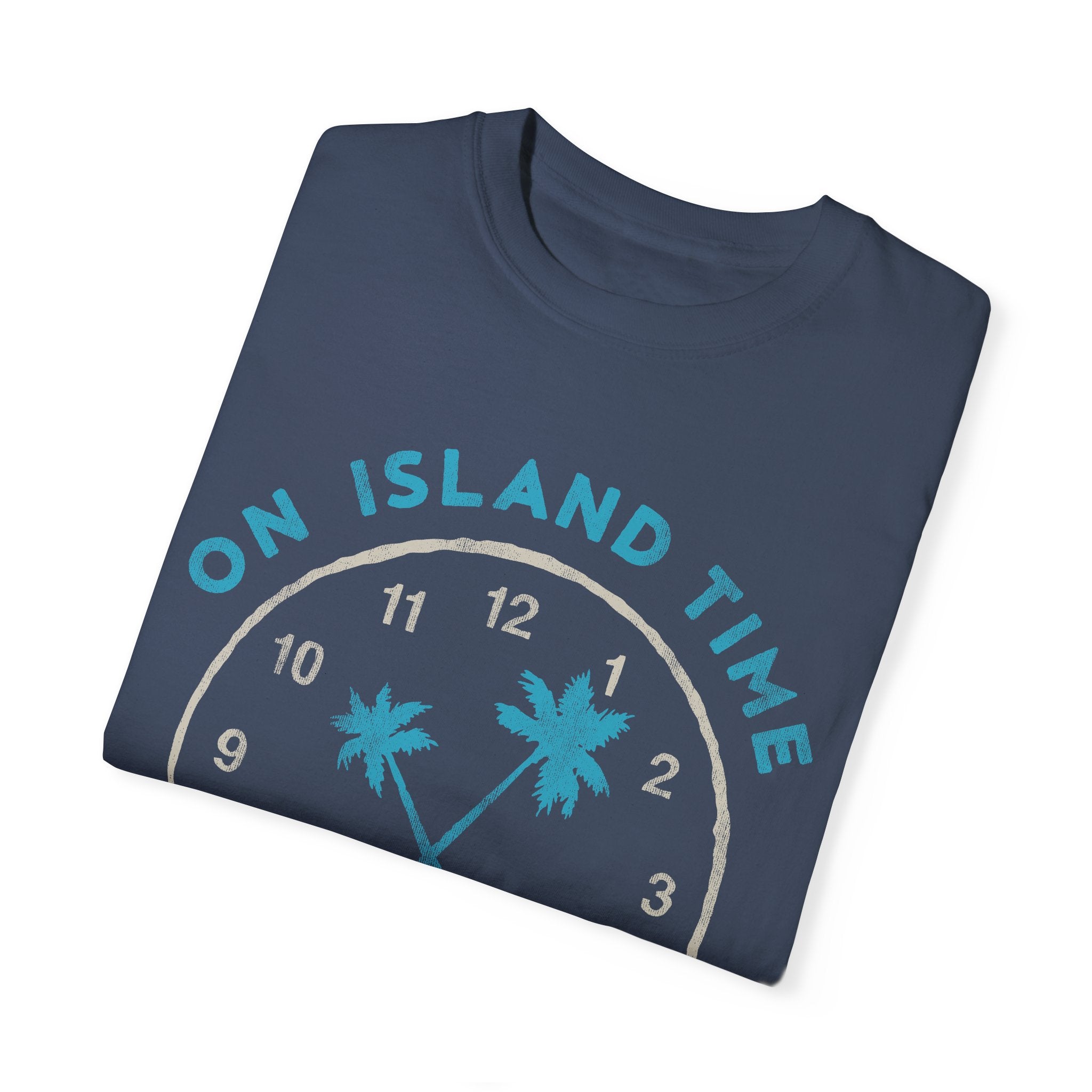 ISLAND TIME Custom Garment Dyed Cotton Tee