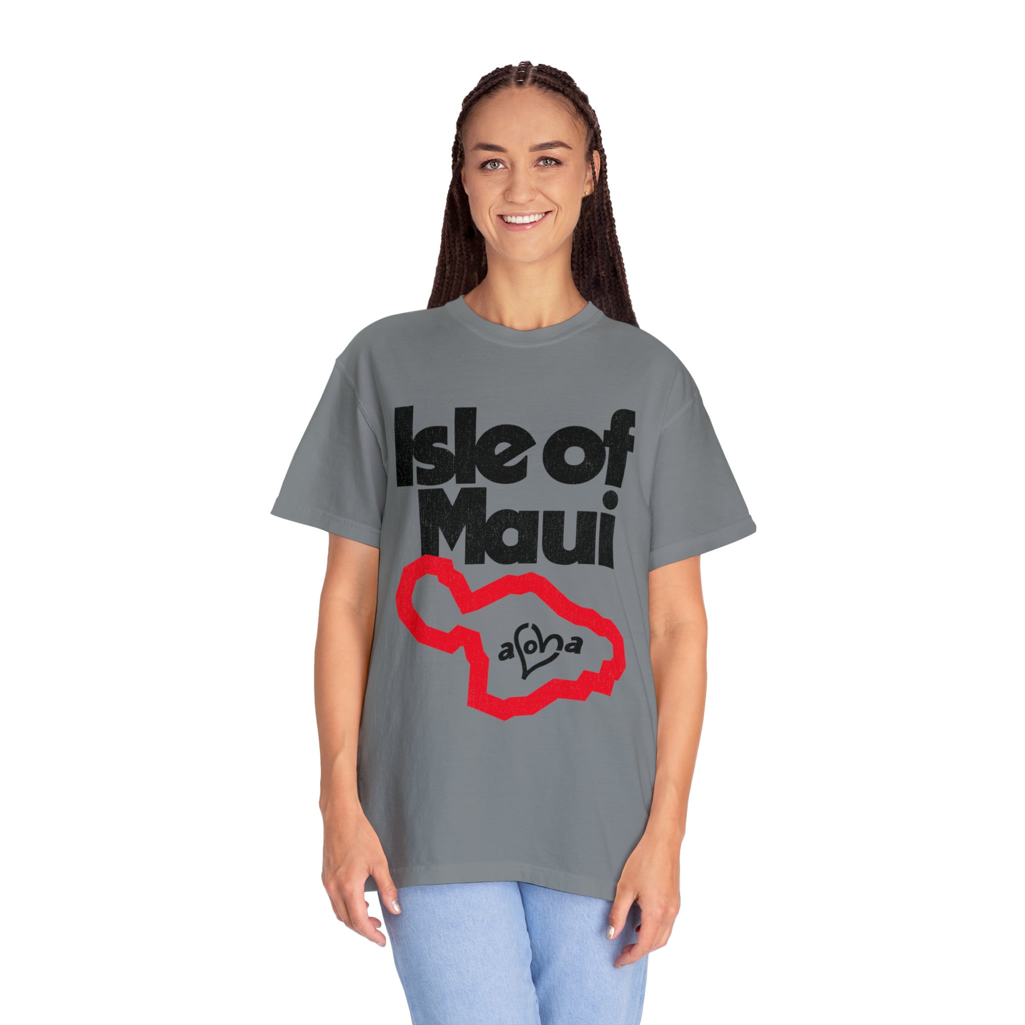 ISLE OF MAUI Custom Garment Dyed Cotton Tee