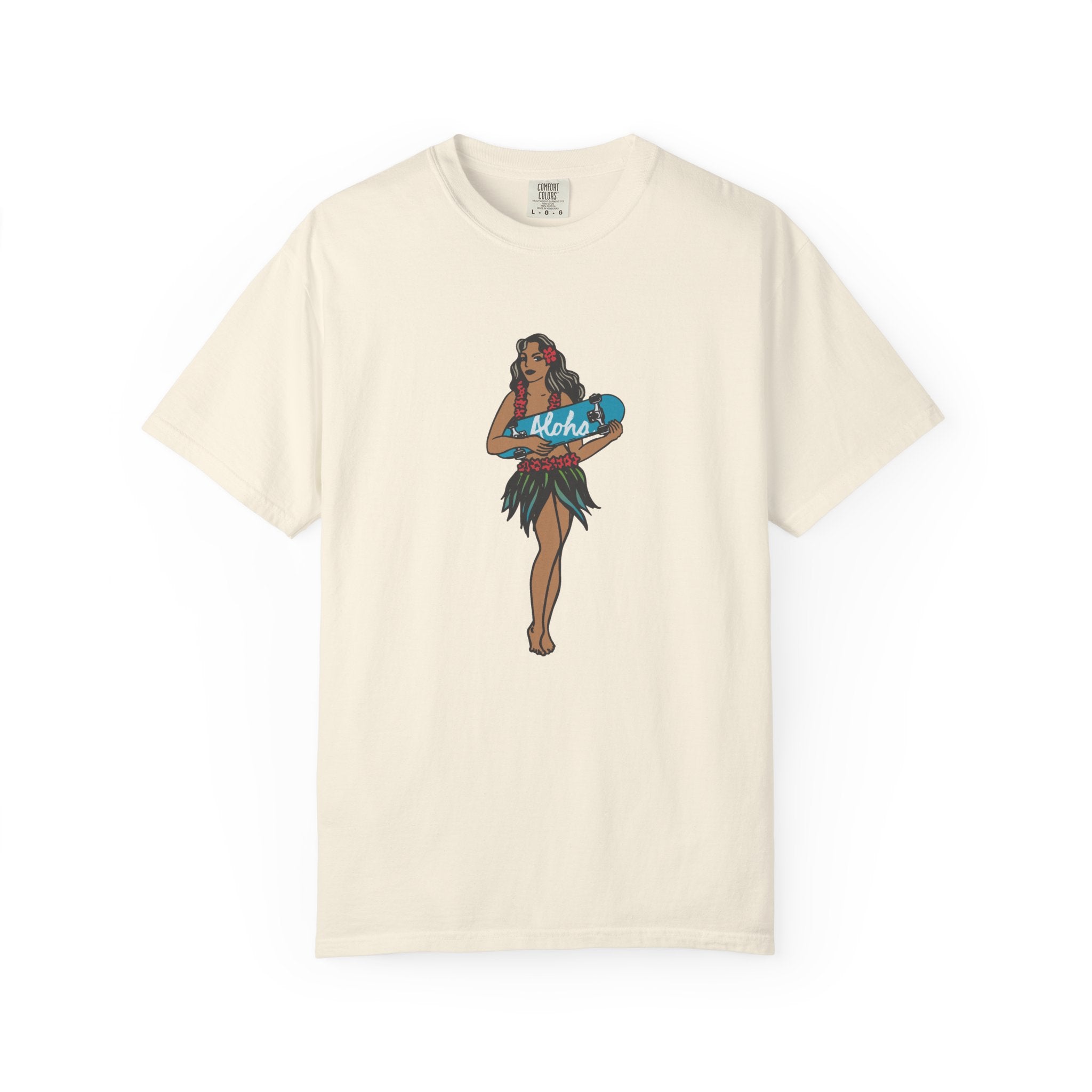 L8R SK8R Custom Garment Dyed Cotton Tee