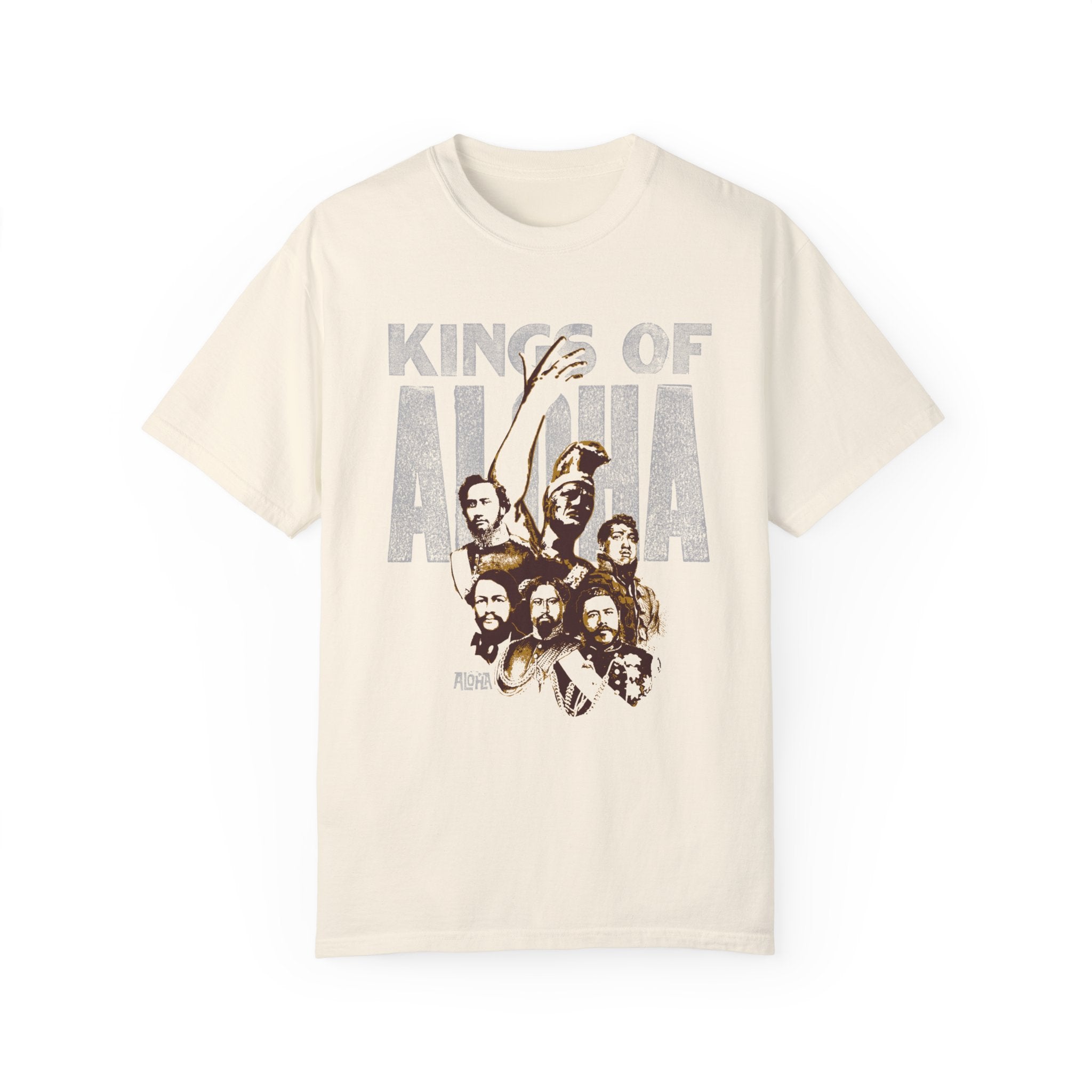 KINGS OF ALOHA Custom Garment Dyed Cotton Tee