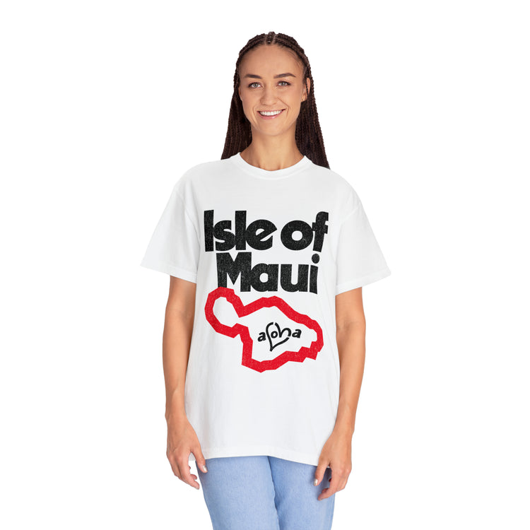 ISLE OF MAUI Custom Garment Dyed Cotton Tee