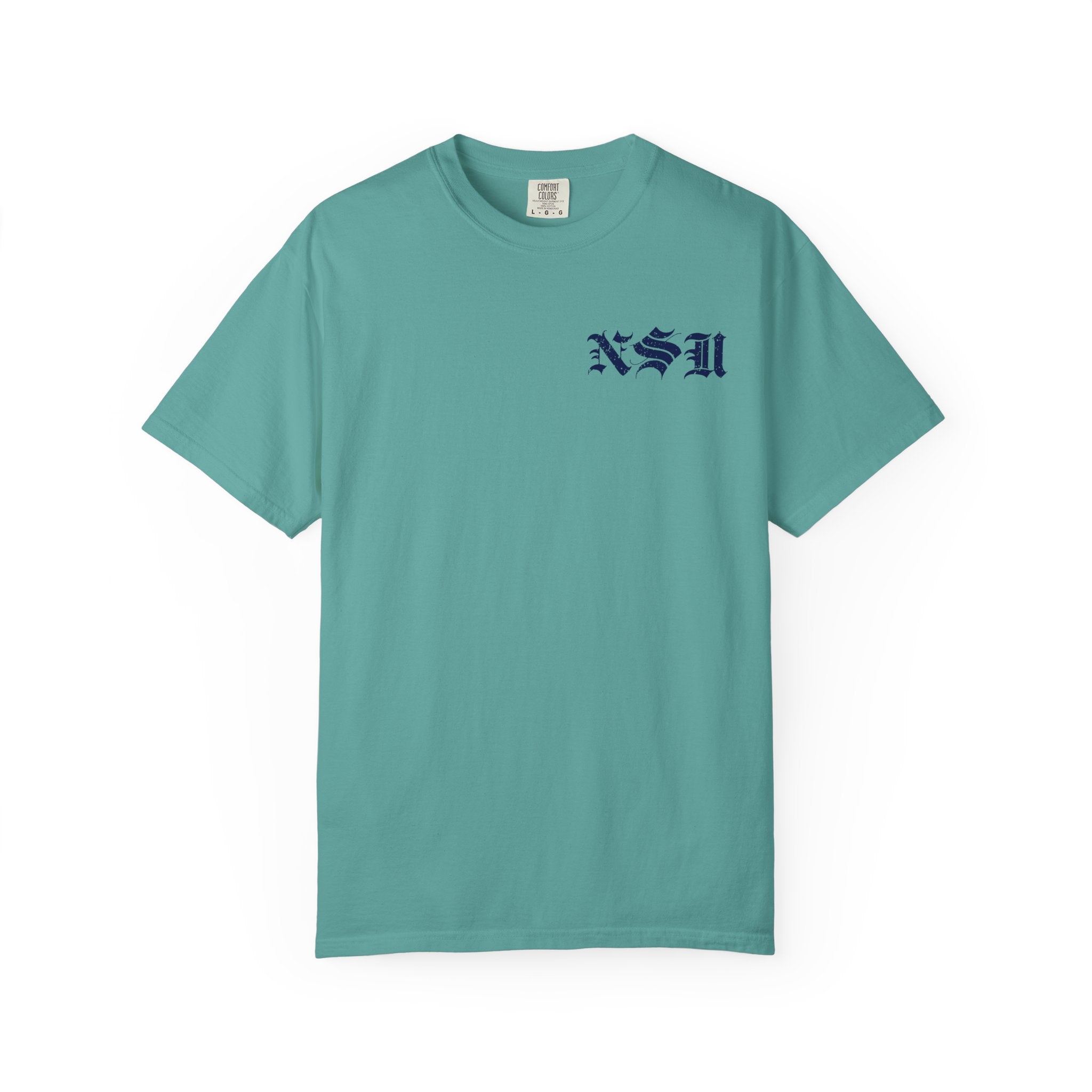 HB VOYAGE (Blue) Custom Garment Dyed Cotton Tee