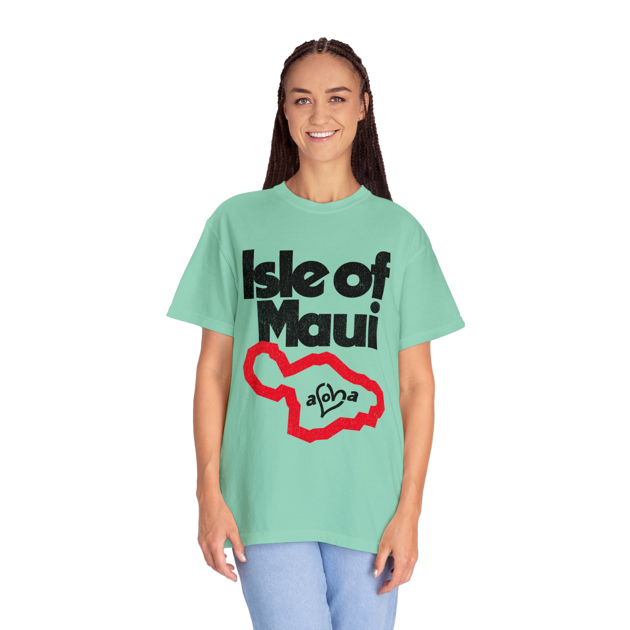 ISLE OF MAUI Custom Garment Dyed Cotton Tee