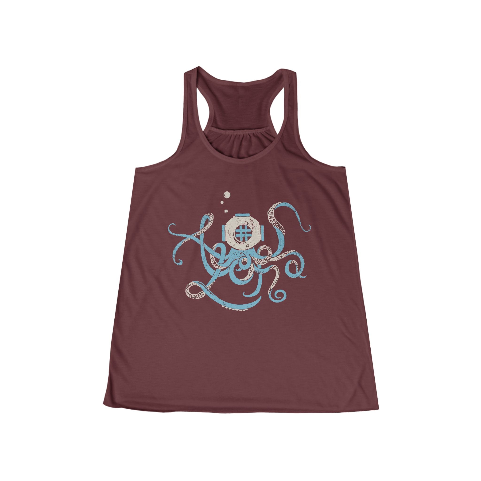 DIVE IN Custom Womens Flowy Tank