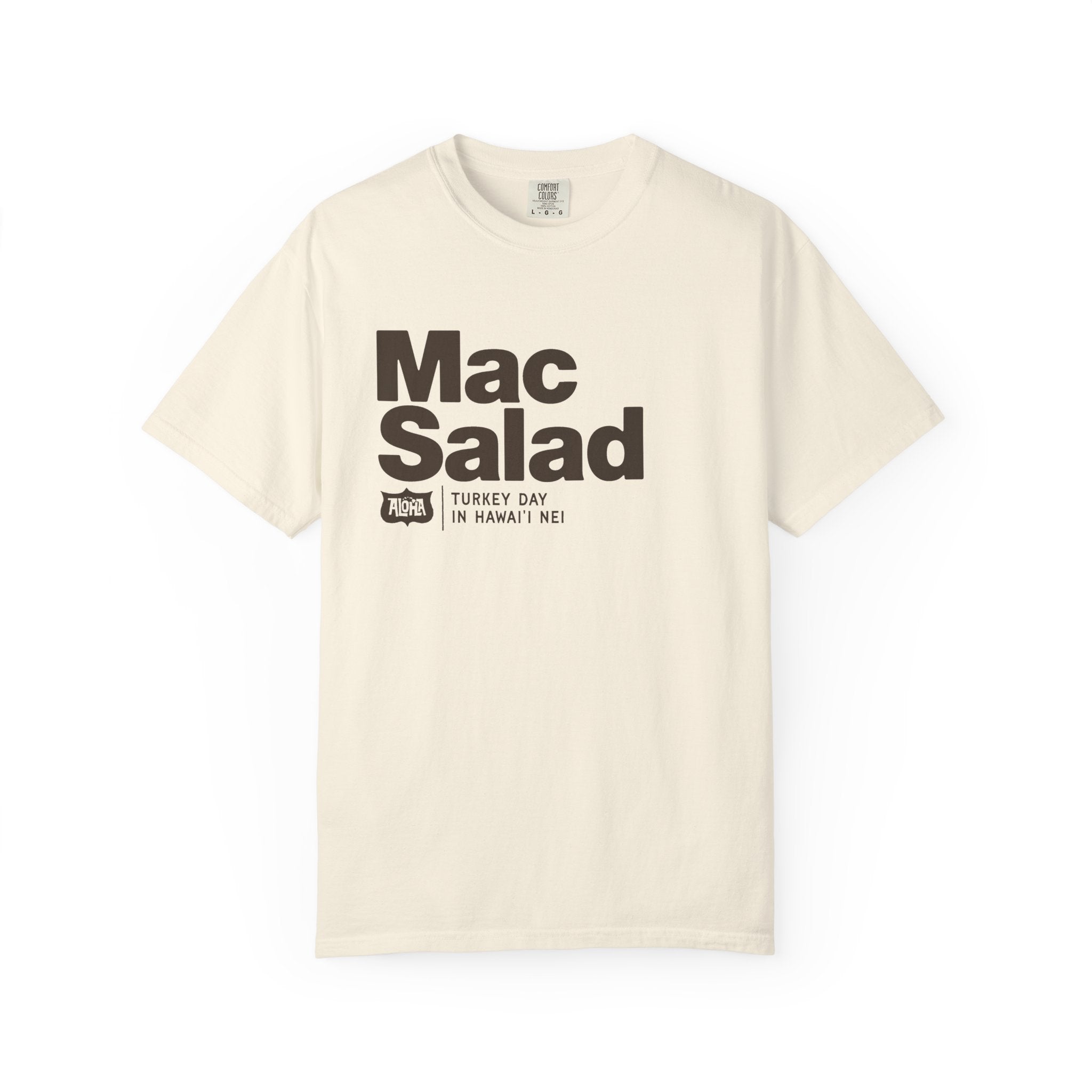 MAC SALAD Custom Garment Dyed Cotton Tee