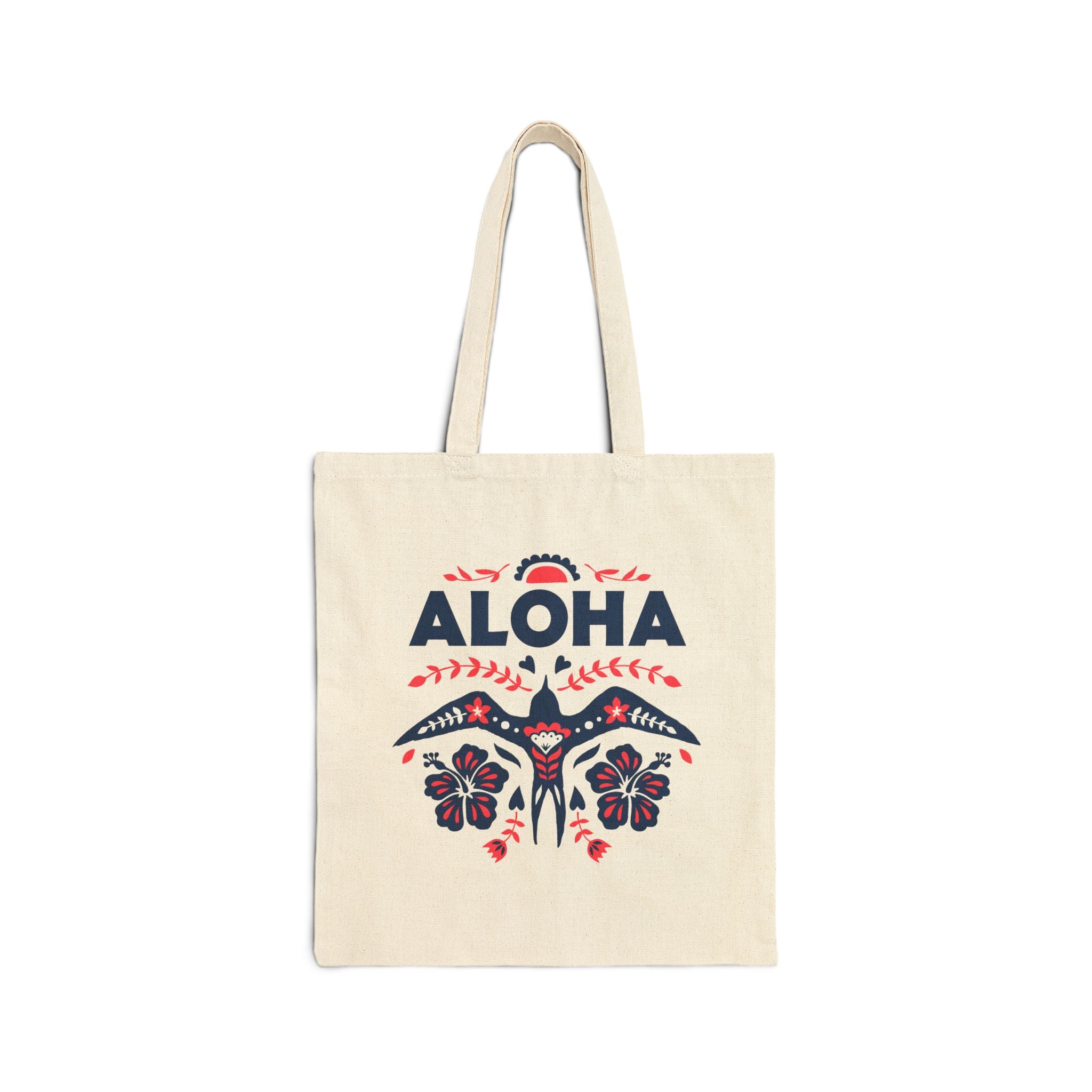 IWALOHA Cotton Canvas Tote Bag