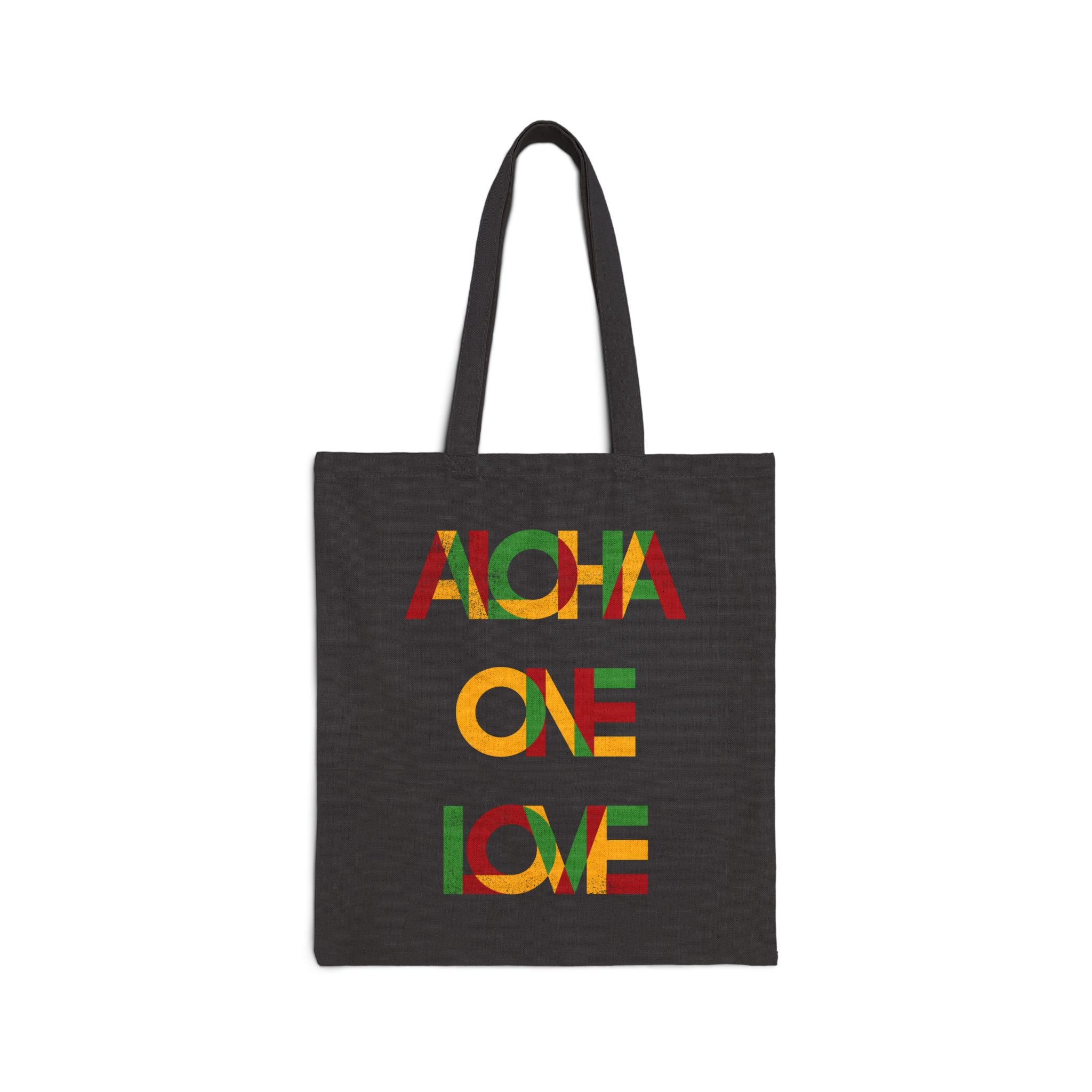 ONE LOVE Cotton Canvas Tote Bag