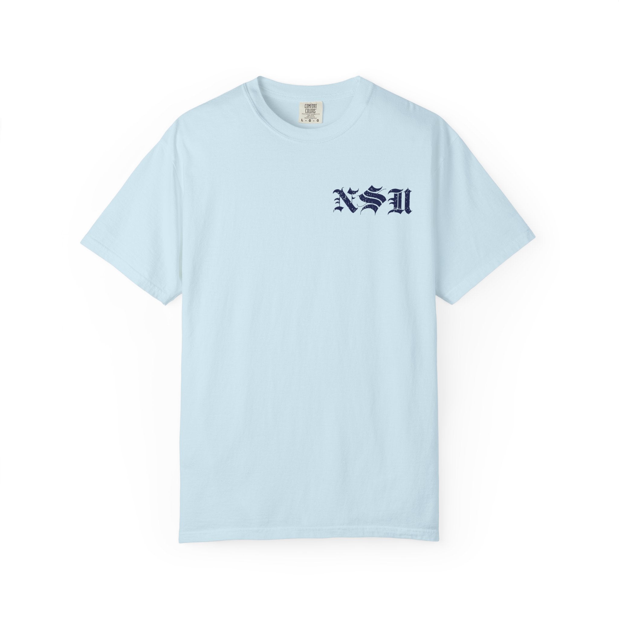 HB VOYAGE (Blue) Custom Garment Dyed Cotton Tee