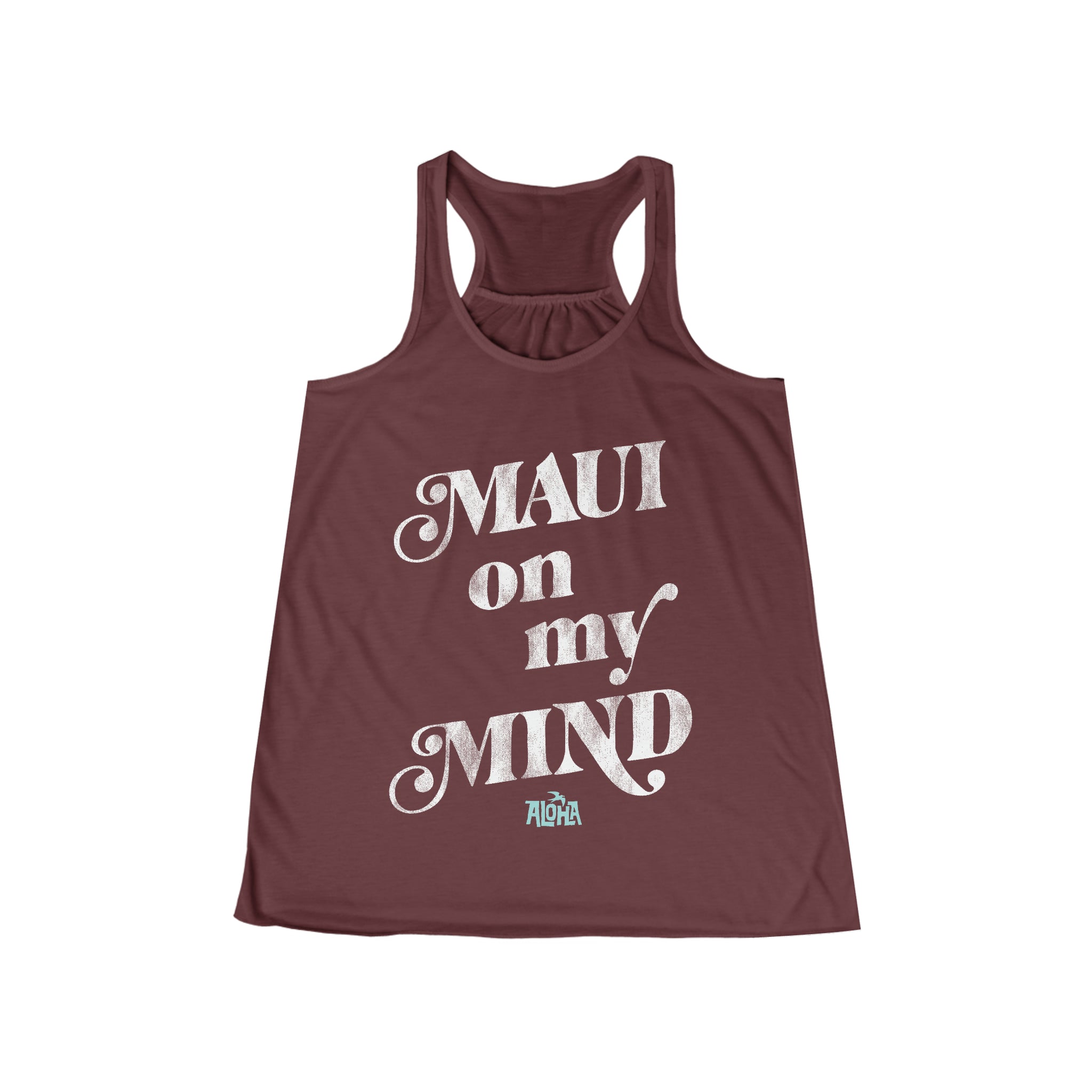 MAUI ON MY MIND Custom Womens Flowy Tank