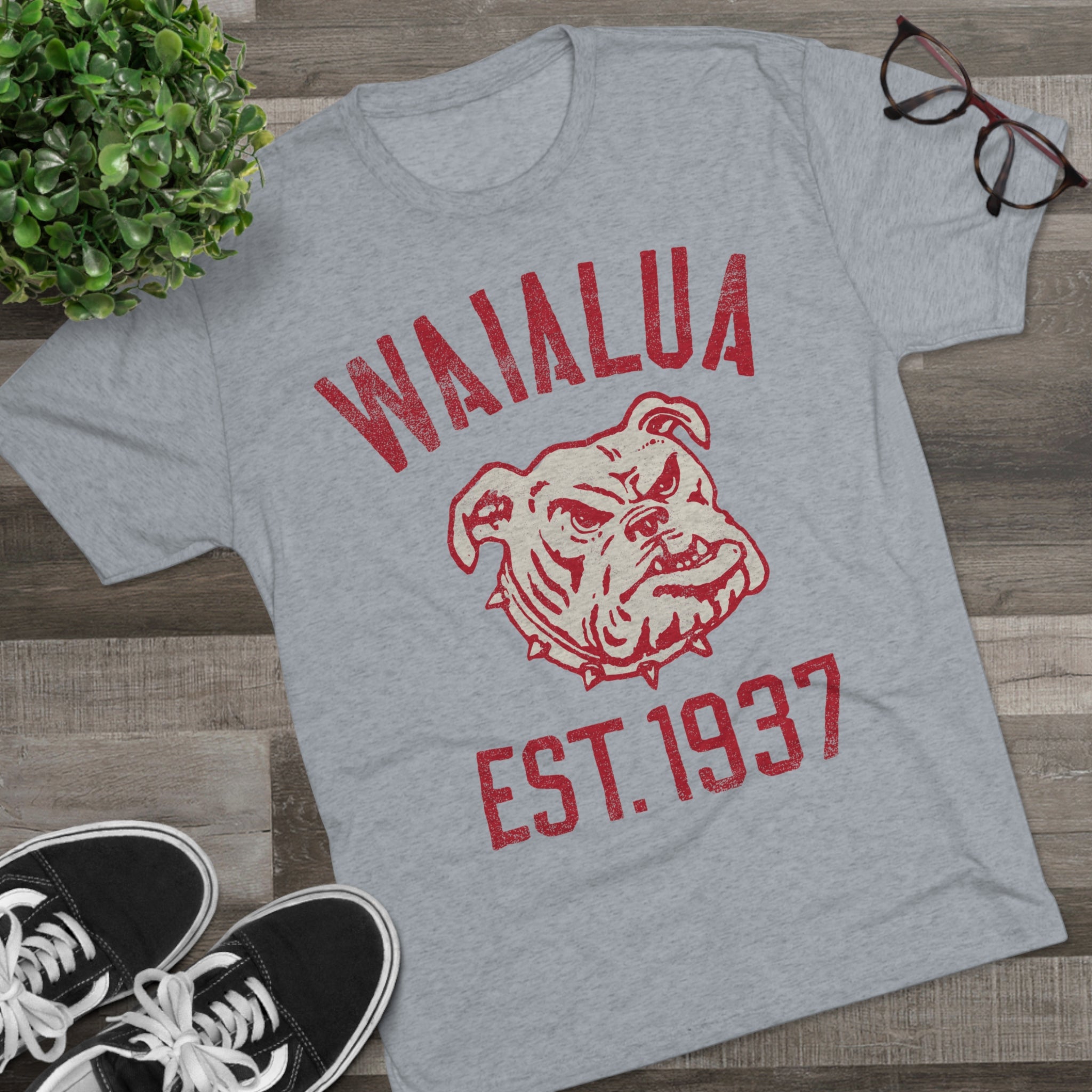 WAIALUA BULLDOGS Custom Triblend