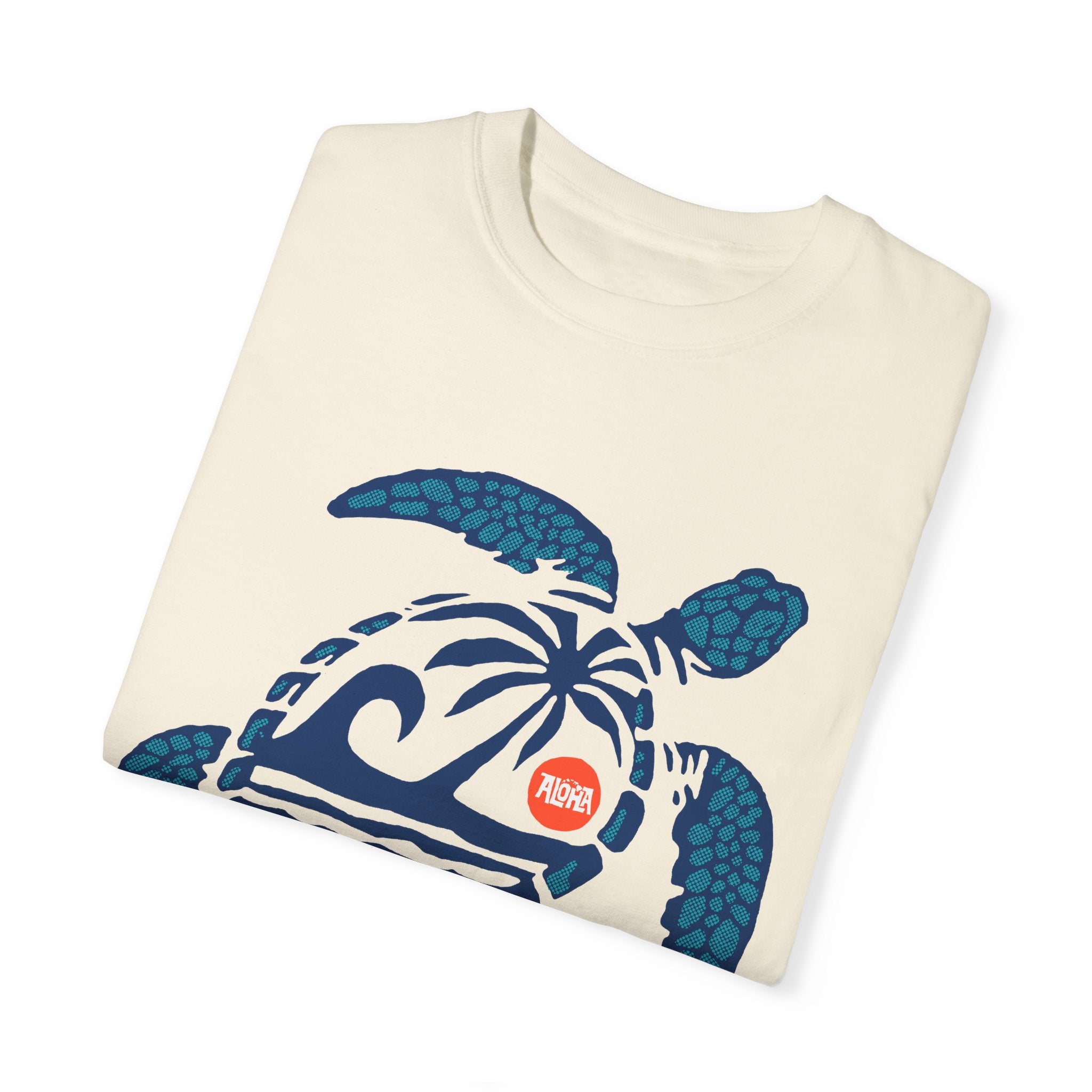 HONU BEACH Custom Garment Dyed Cotton Tee