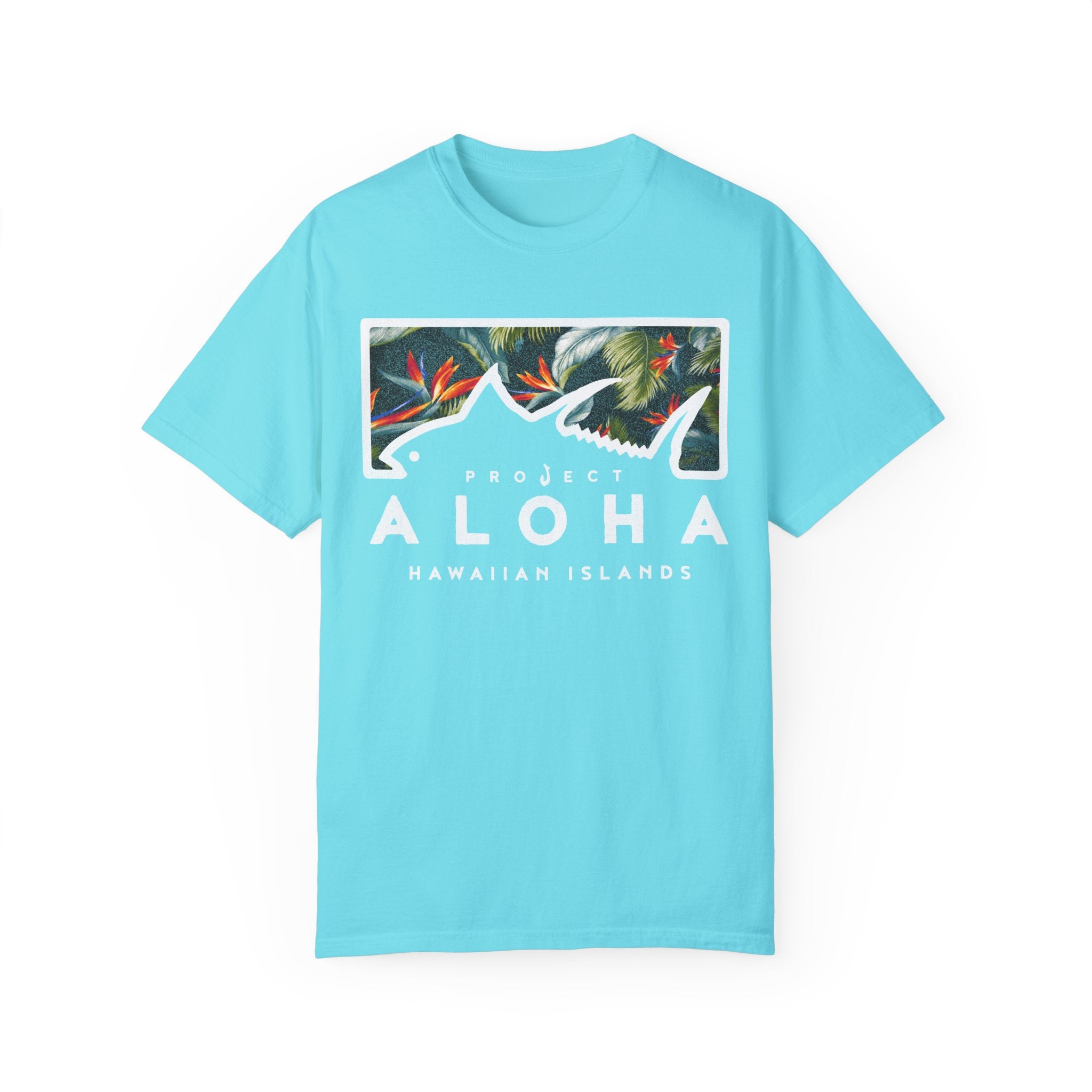 AHI PARADISE Custom Garment Dyed Cotton Tee