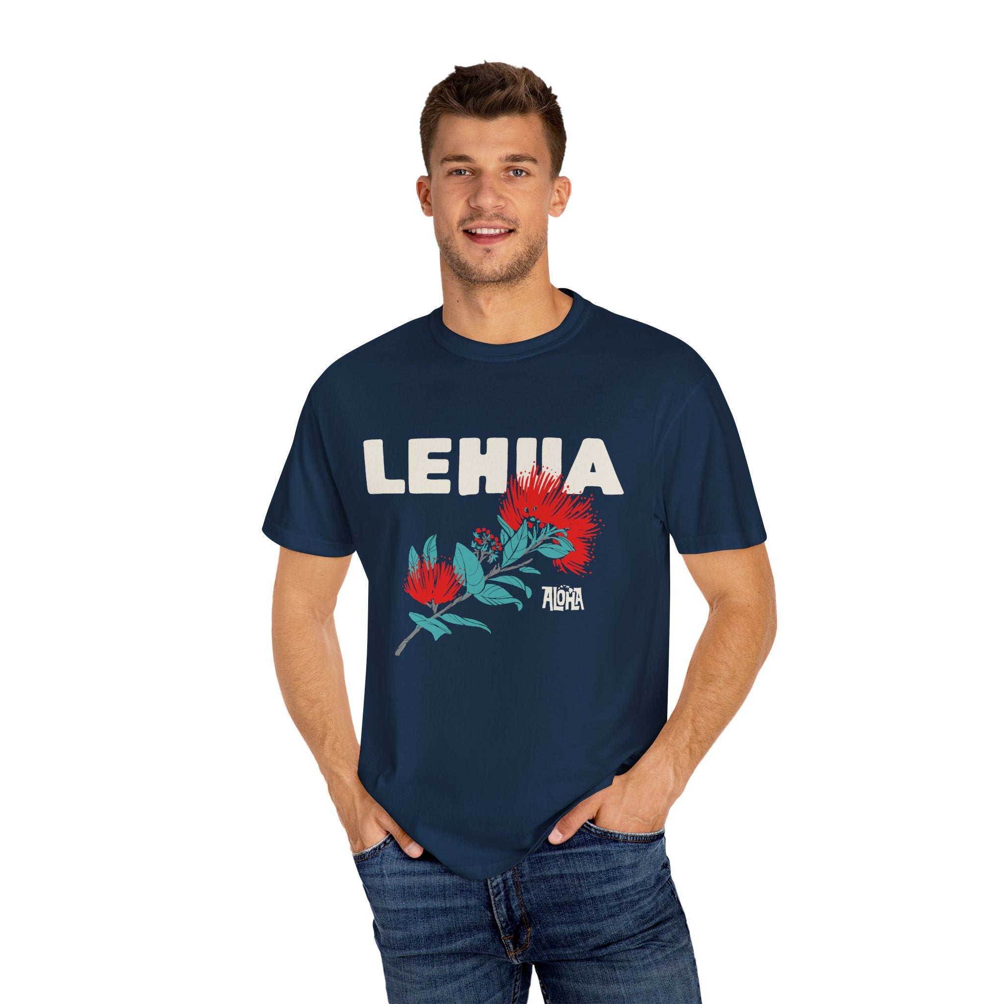 LEHUA Custom Garment Dyed Cotton Tee