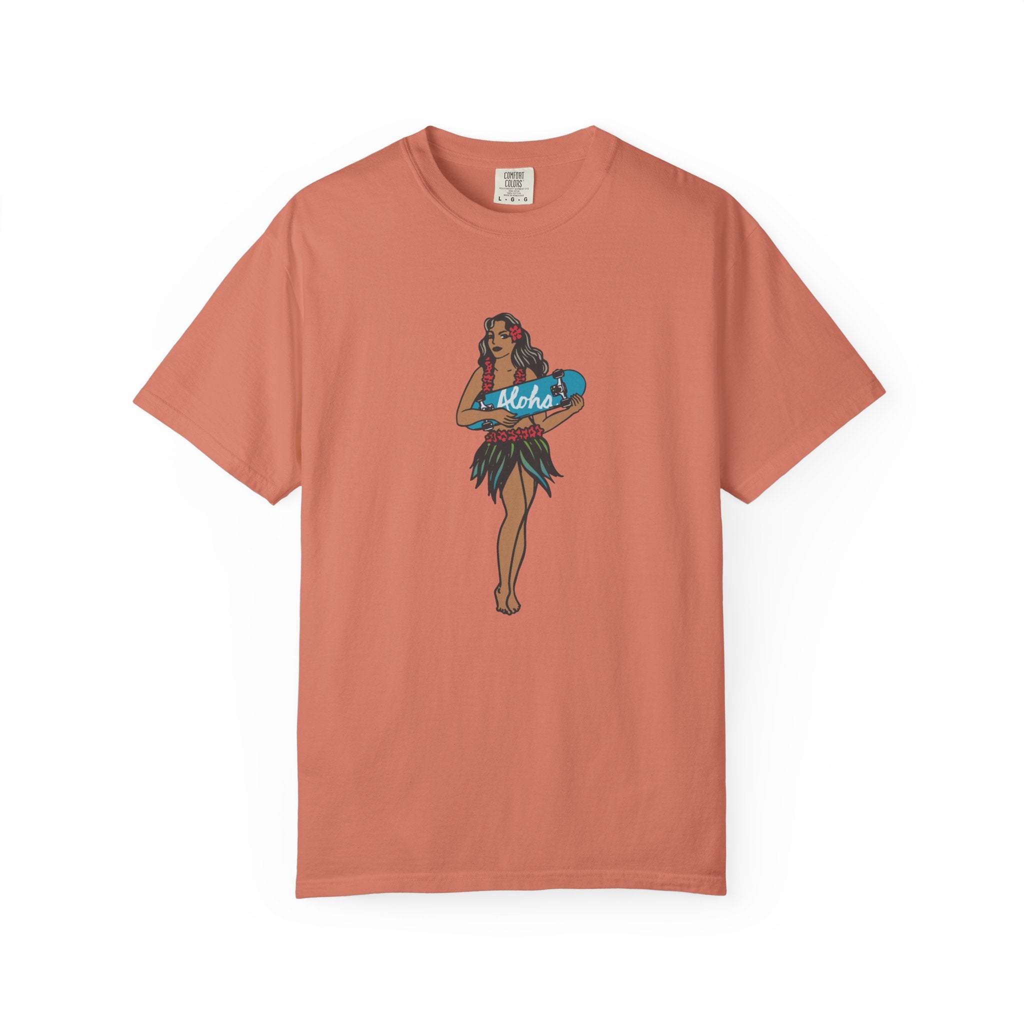 L8R SK8R Custom Garment Dyed Cotton Tee