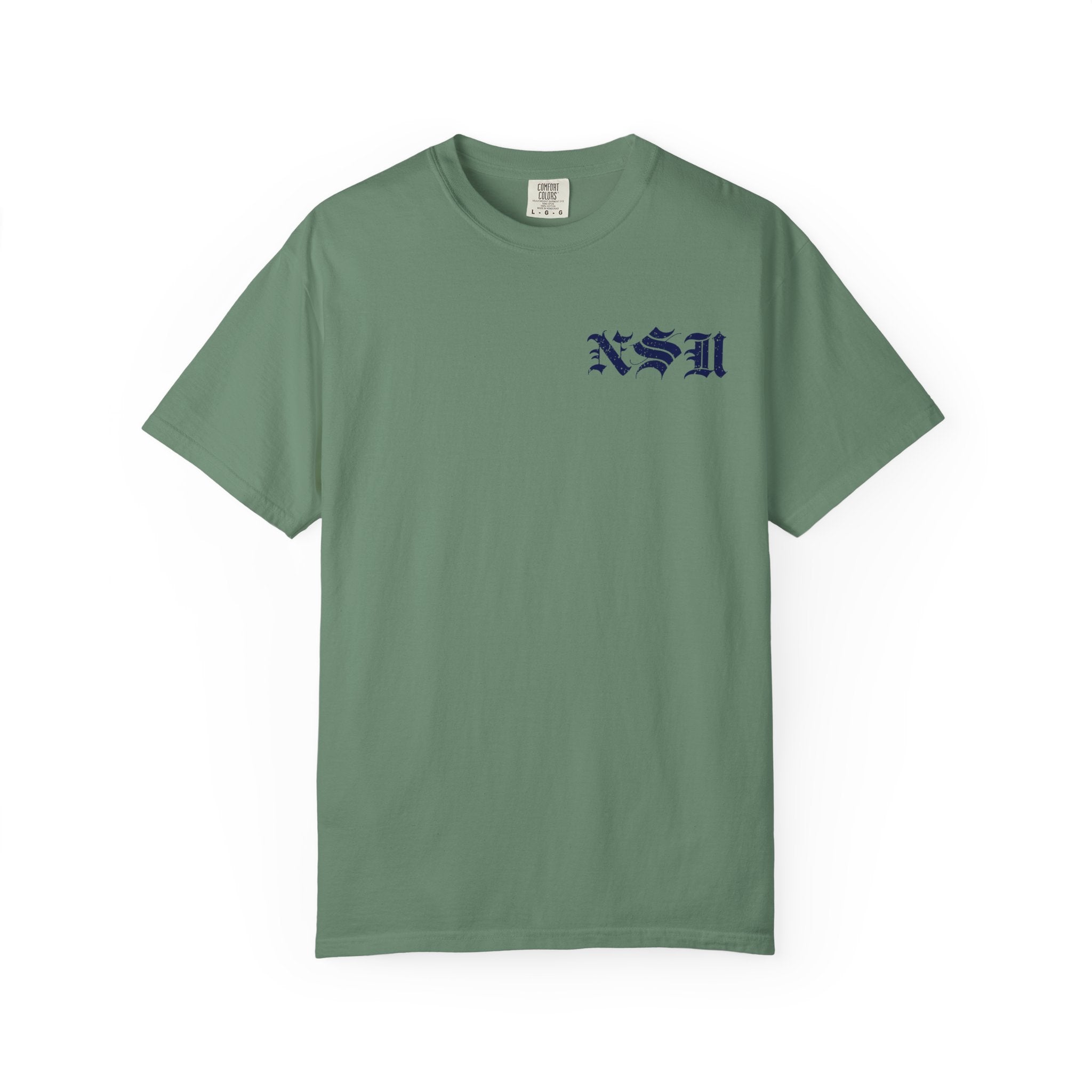 HB VOYAGE (Blue) Custom Garment Dyed Cotton Tee