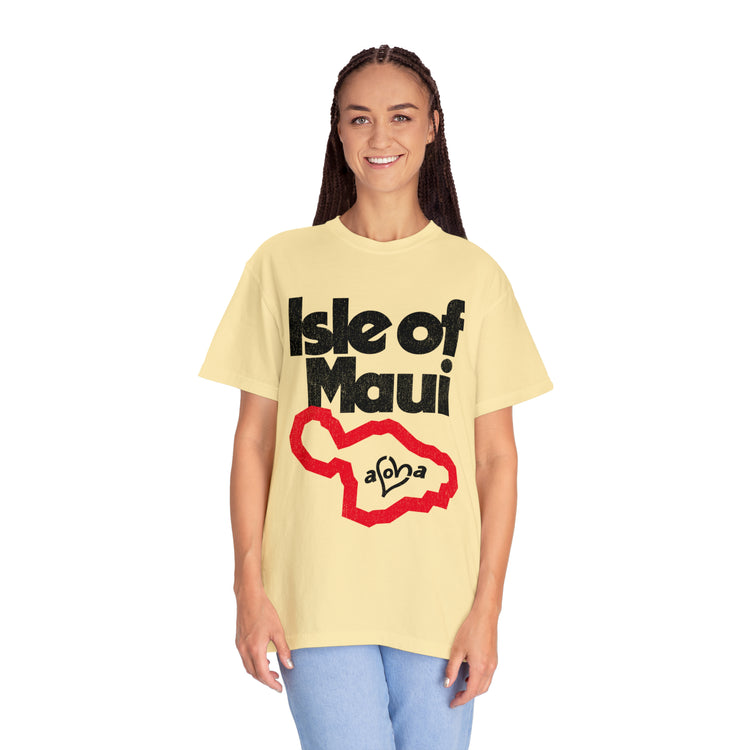 ISLE OF MAUI Custom Garment Dyed Cotton Tee