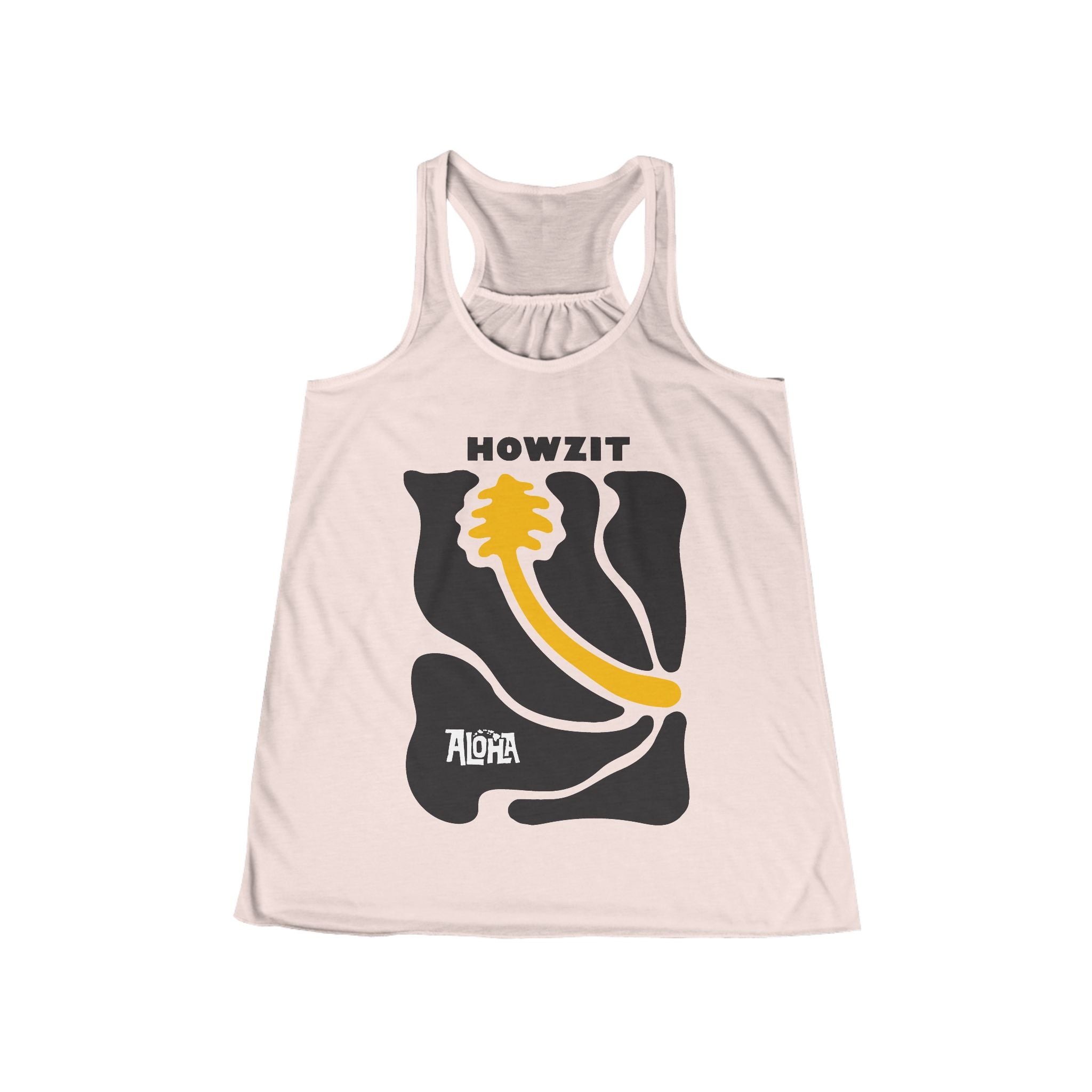 HOWZIT HIBISCUS Custom Womens Flowy Tank