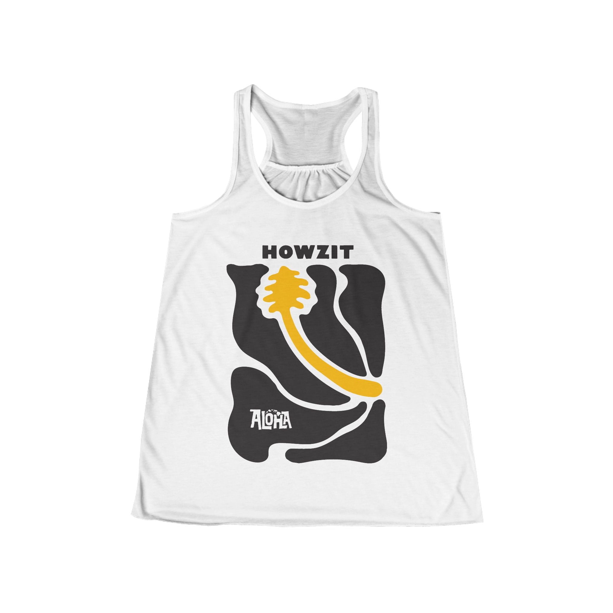 HOWZIT HIBISCUS Custom Womens Flowy Tank