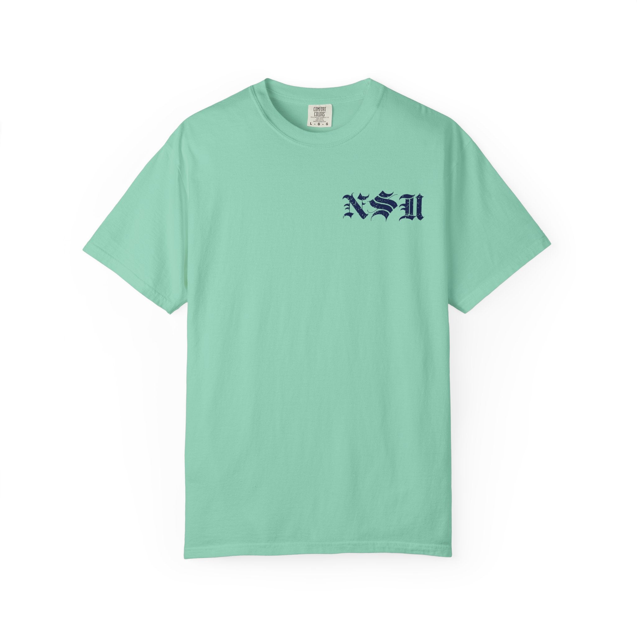 HB VOYAGE (Blue) Custom Garment Dyed Cotton Tee