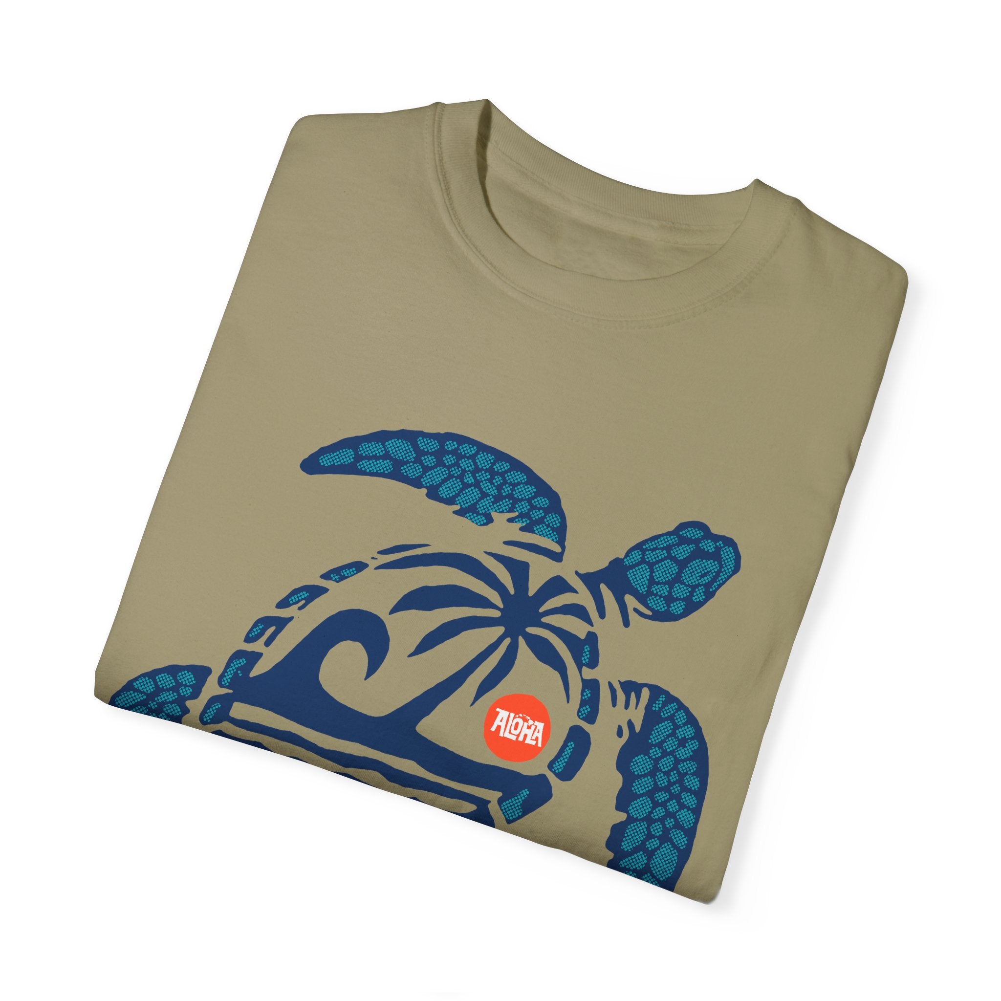 HONU BEACH Custom Garment Dyed Cotton Tee