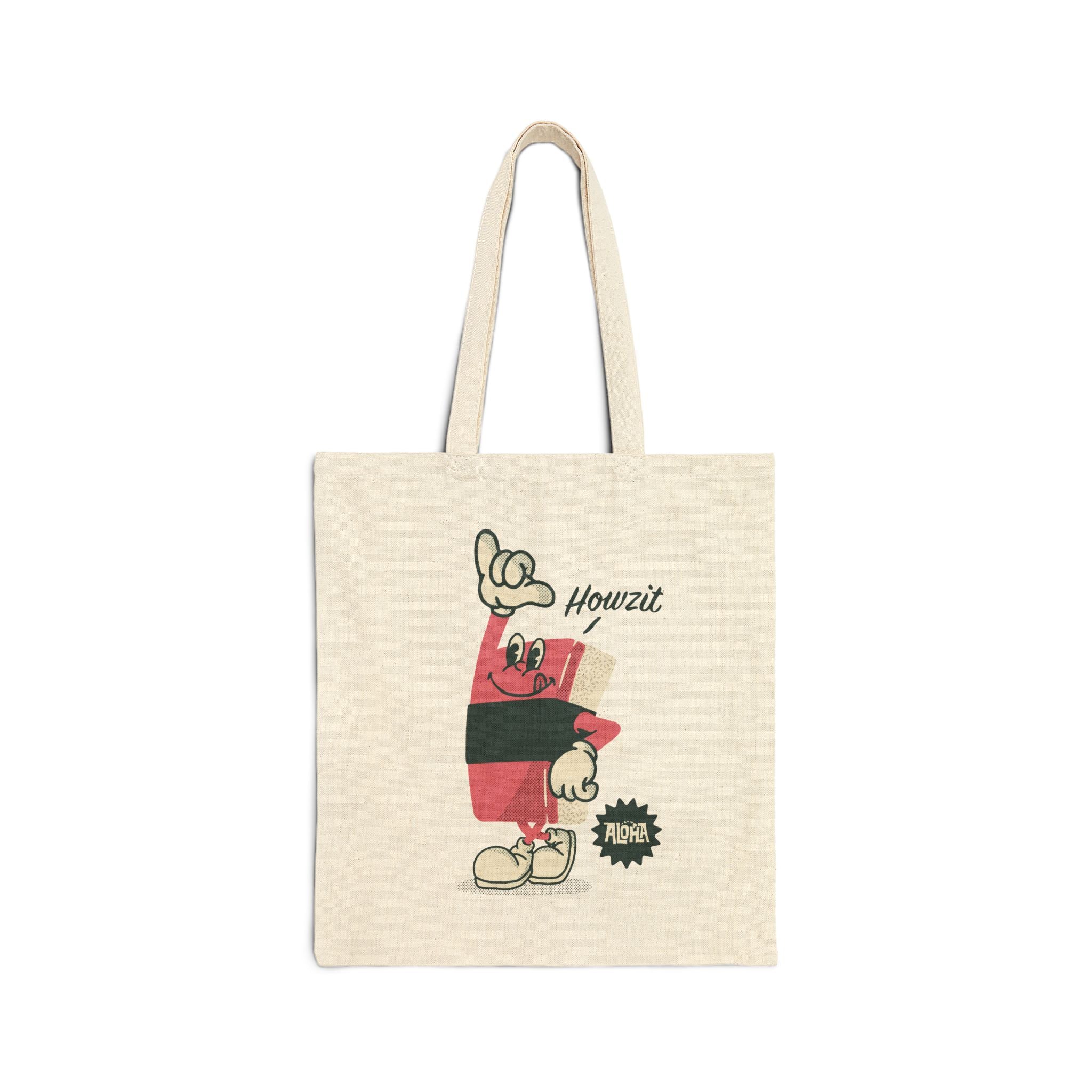 MUSUBI MAN Cotton Canvas Tote Bag