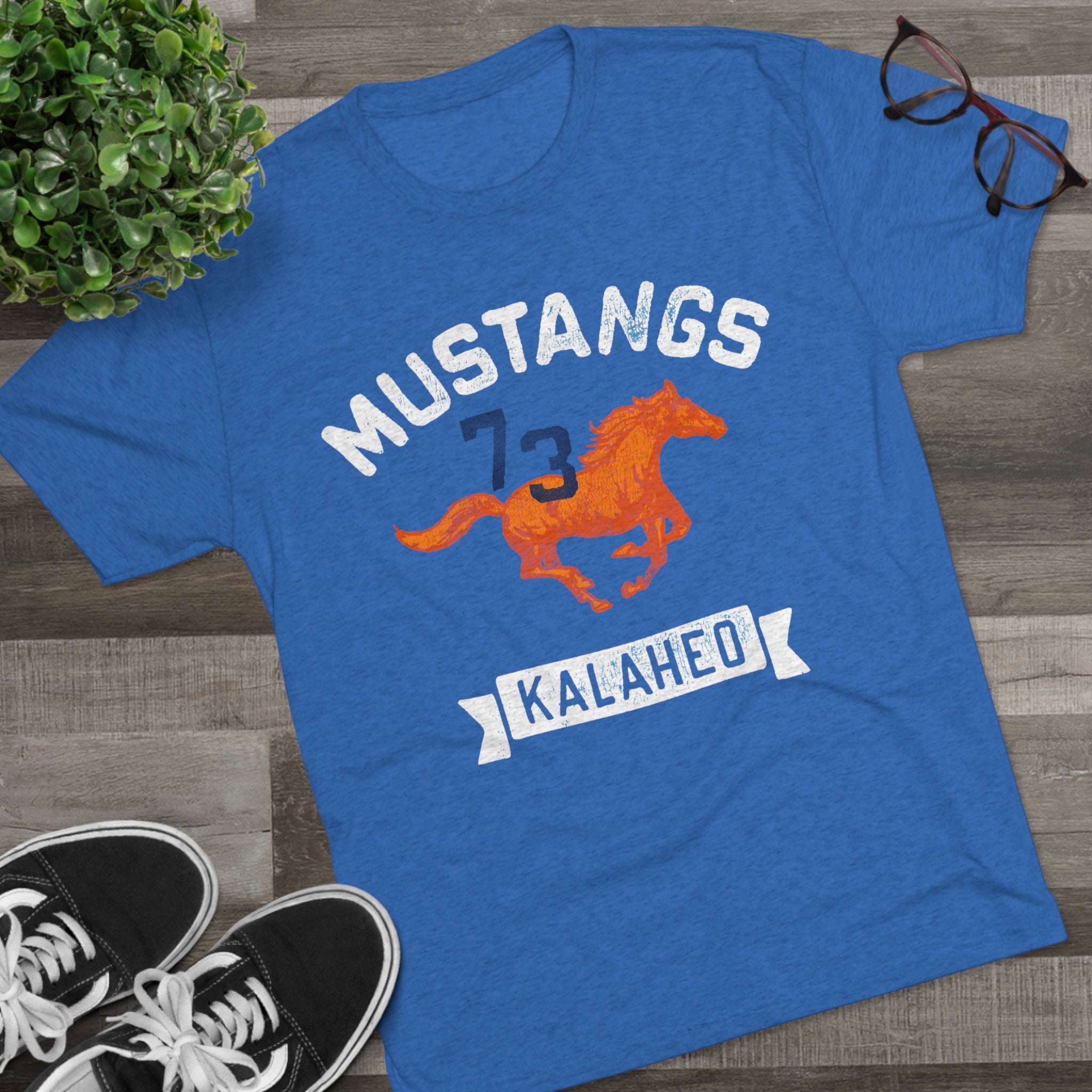 KALAHEO MUSTANGS Custom Triblend