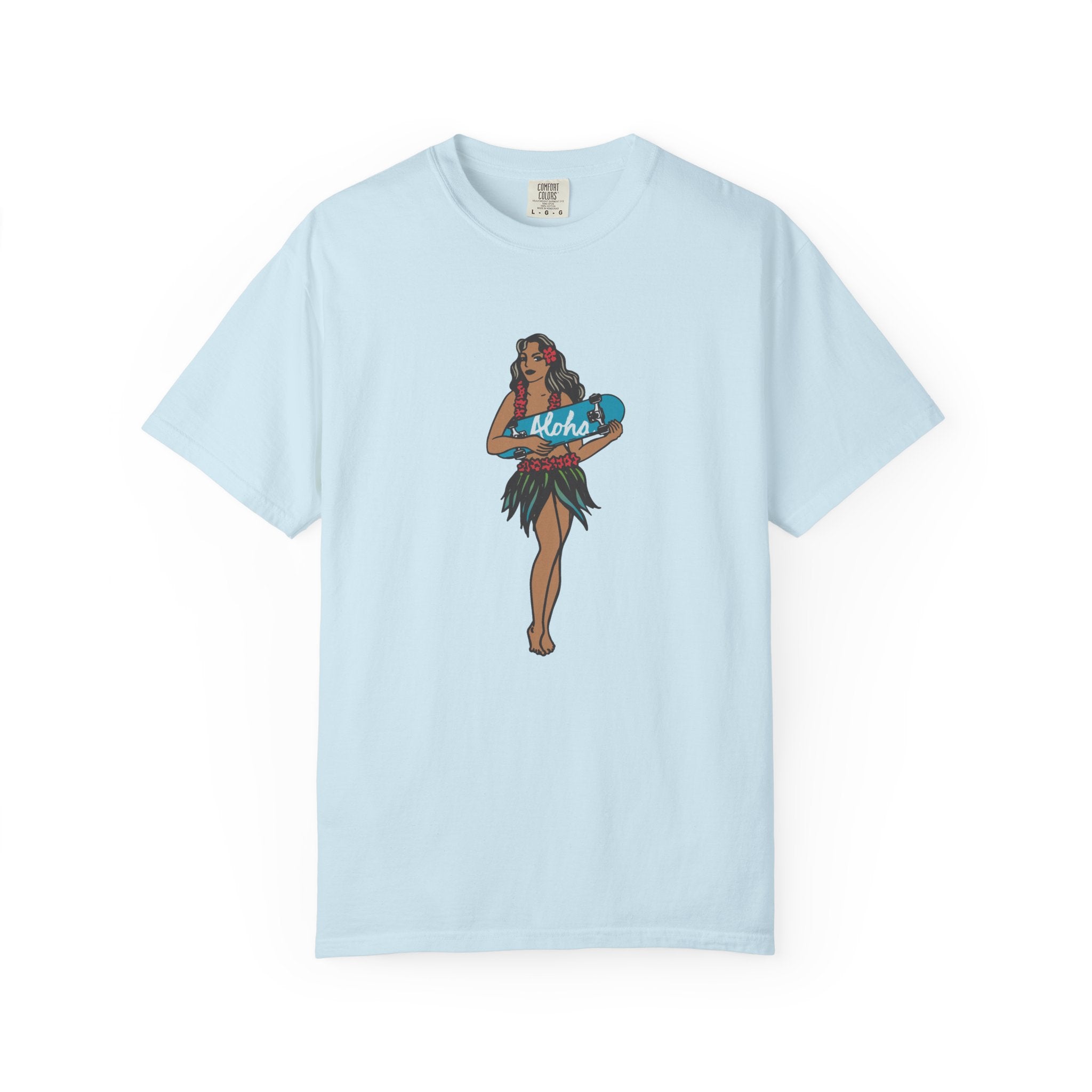 L8R SK8R Custom Garment Dyed Cotton Tee
