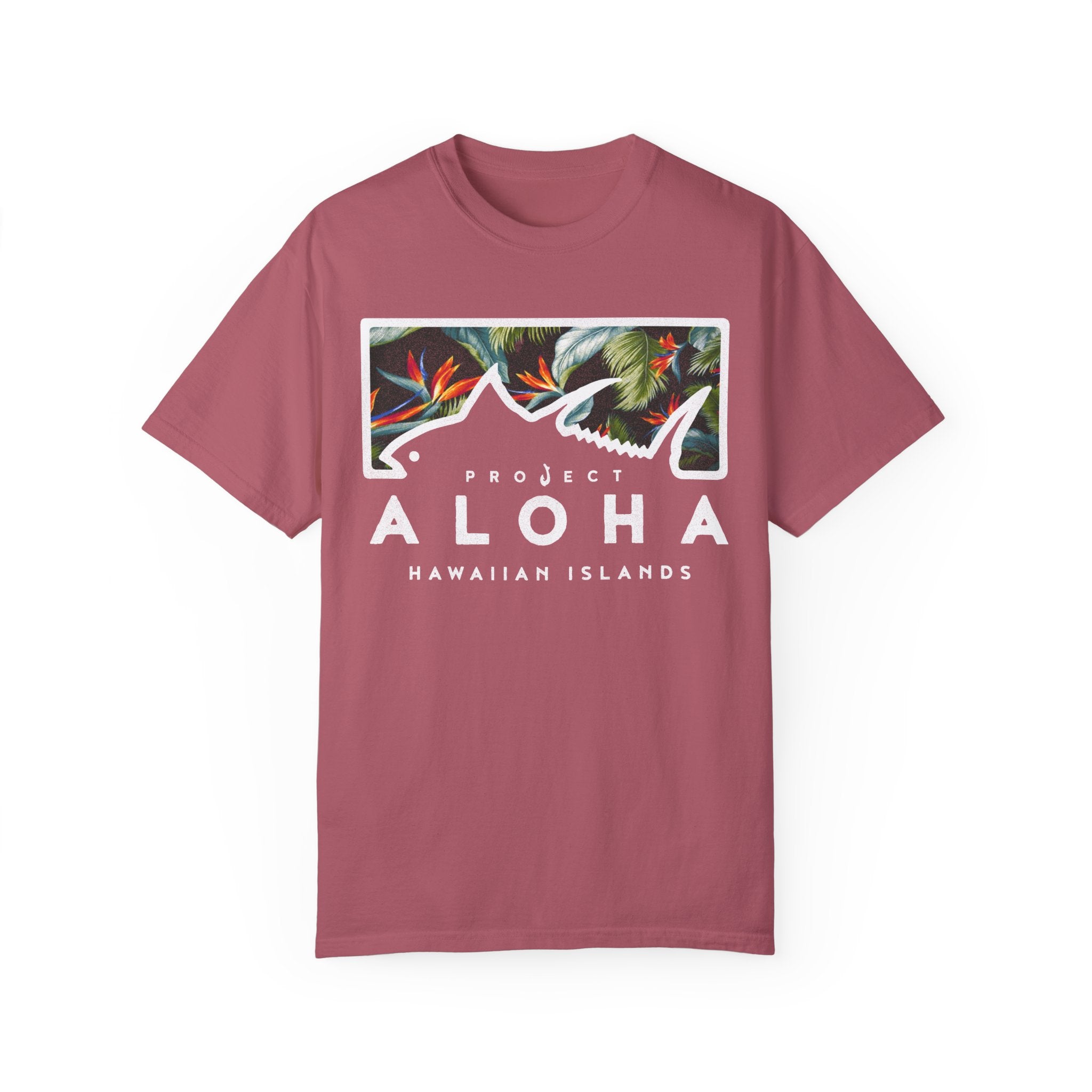 AHI PARADISE Custom Garment Dyed Cotton Tee