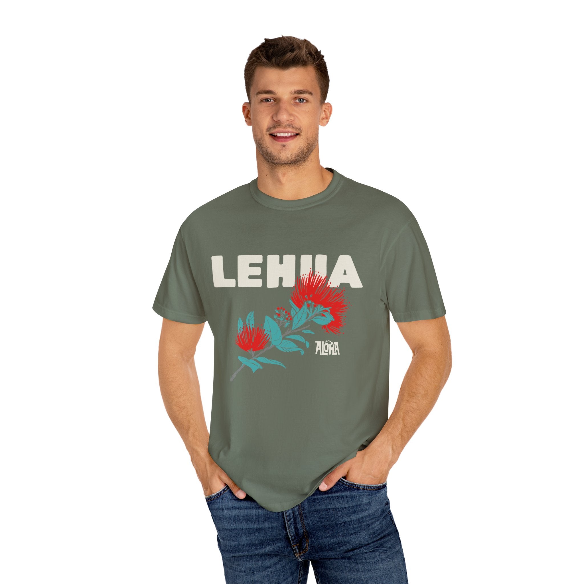 LEHUA Custom Garment Dyed Cotton Tee