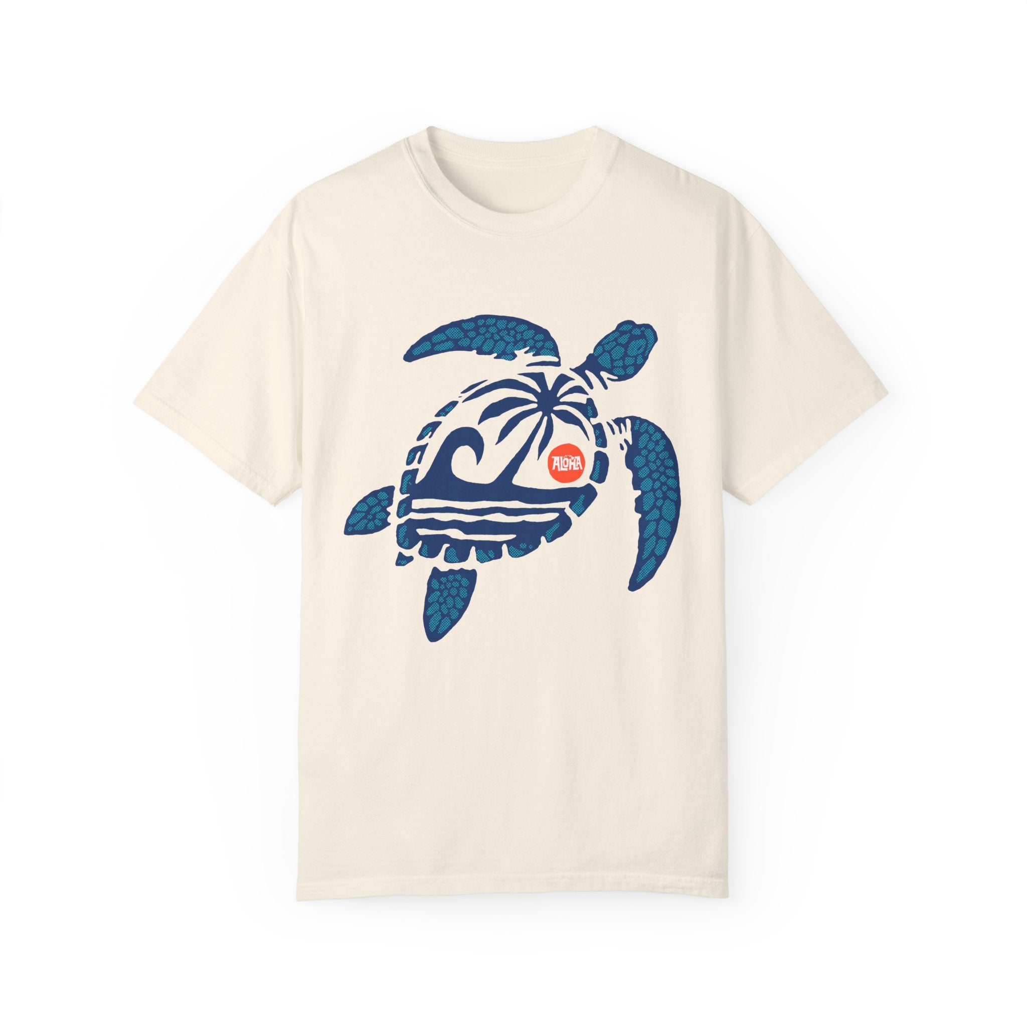 HONU BEACH Custom Garment Dyed Cotton Tee