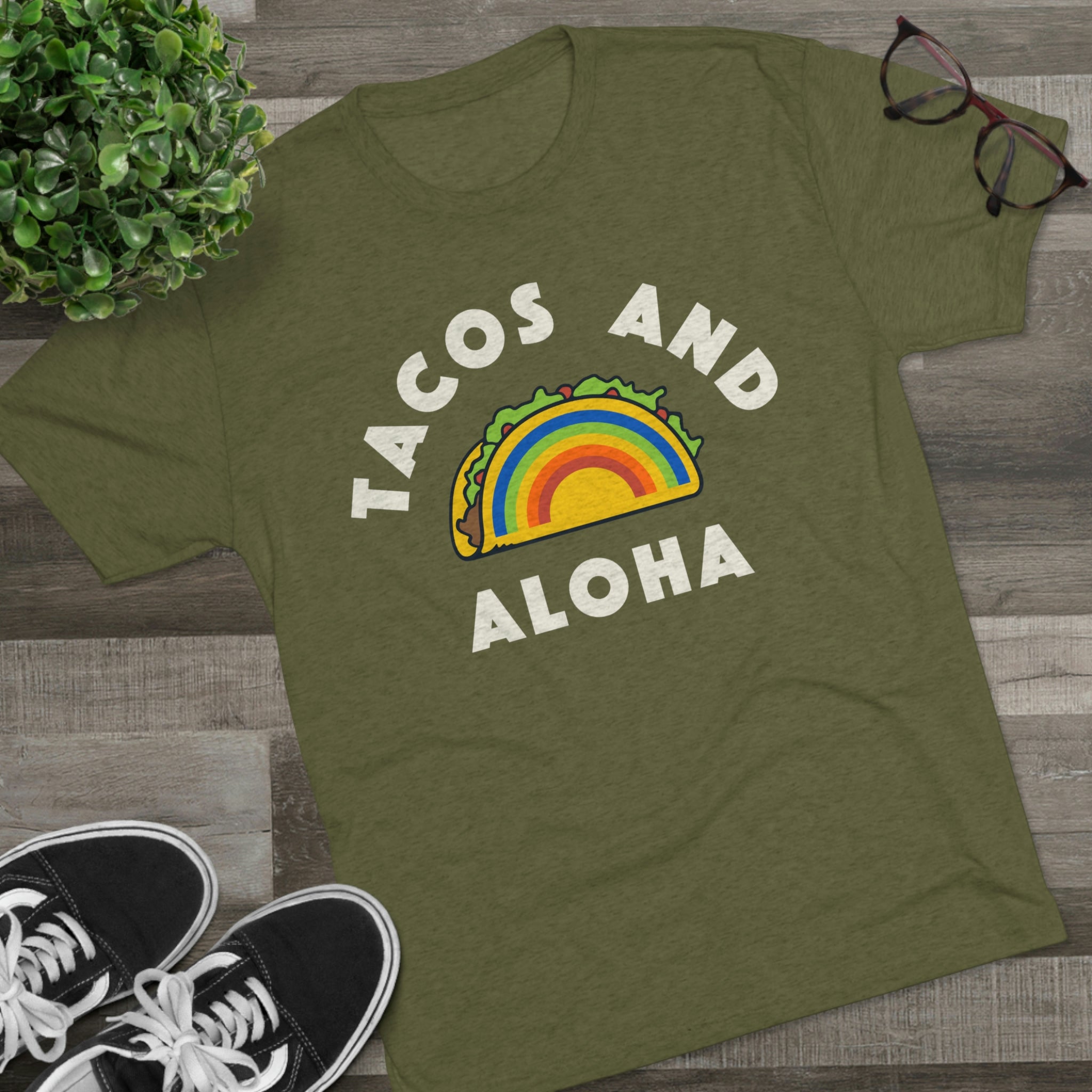 TACOS & ALOHA Custom Triblend