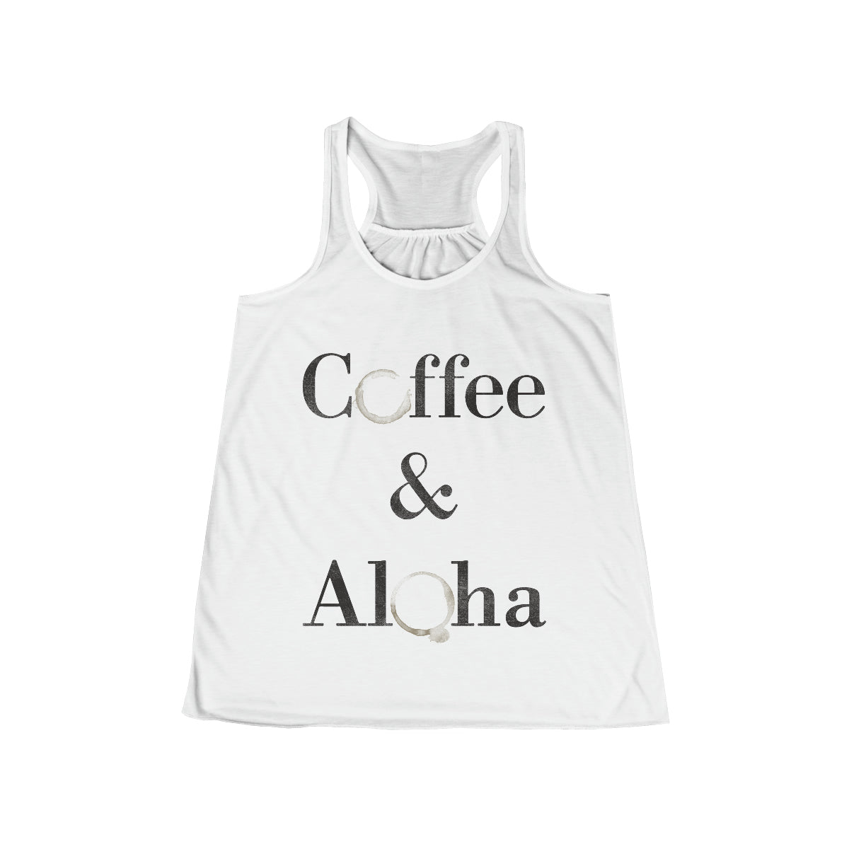 COFFEE Custom Womens Flowy Tank