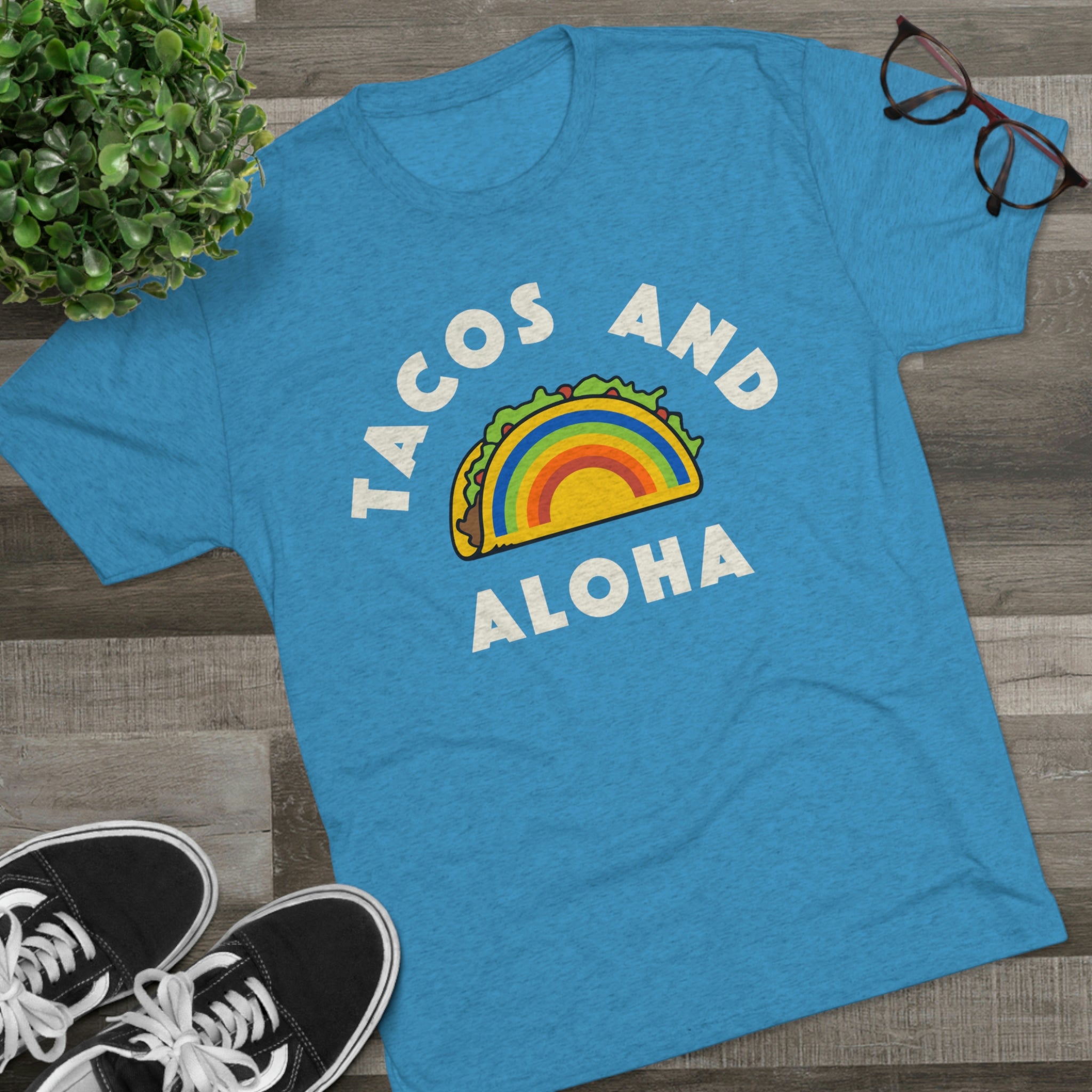 TACOS & ALOHA Custom Triblend