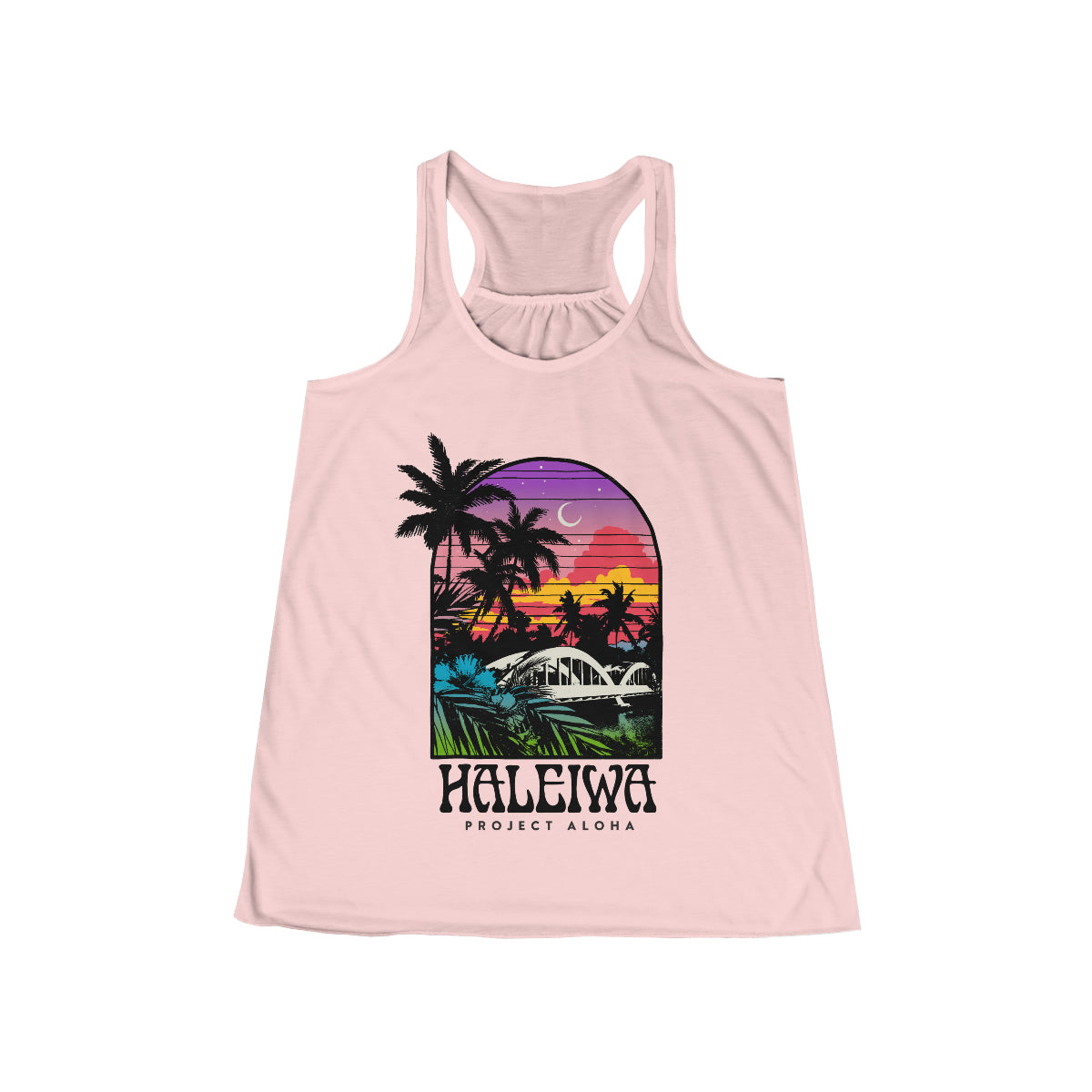 ANAHULU SCENIC Custom Womens Flowy Tank