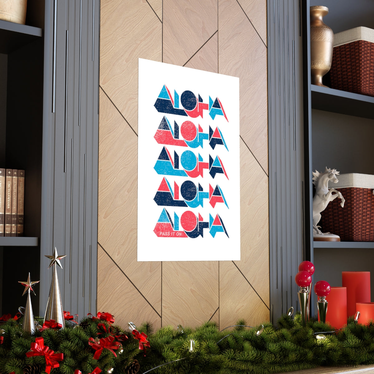 3D STACK Premium Matte Vertical Poster