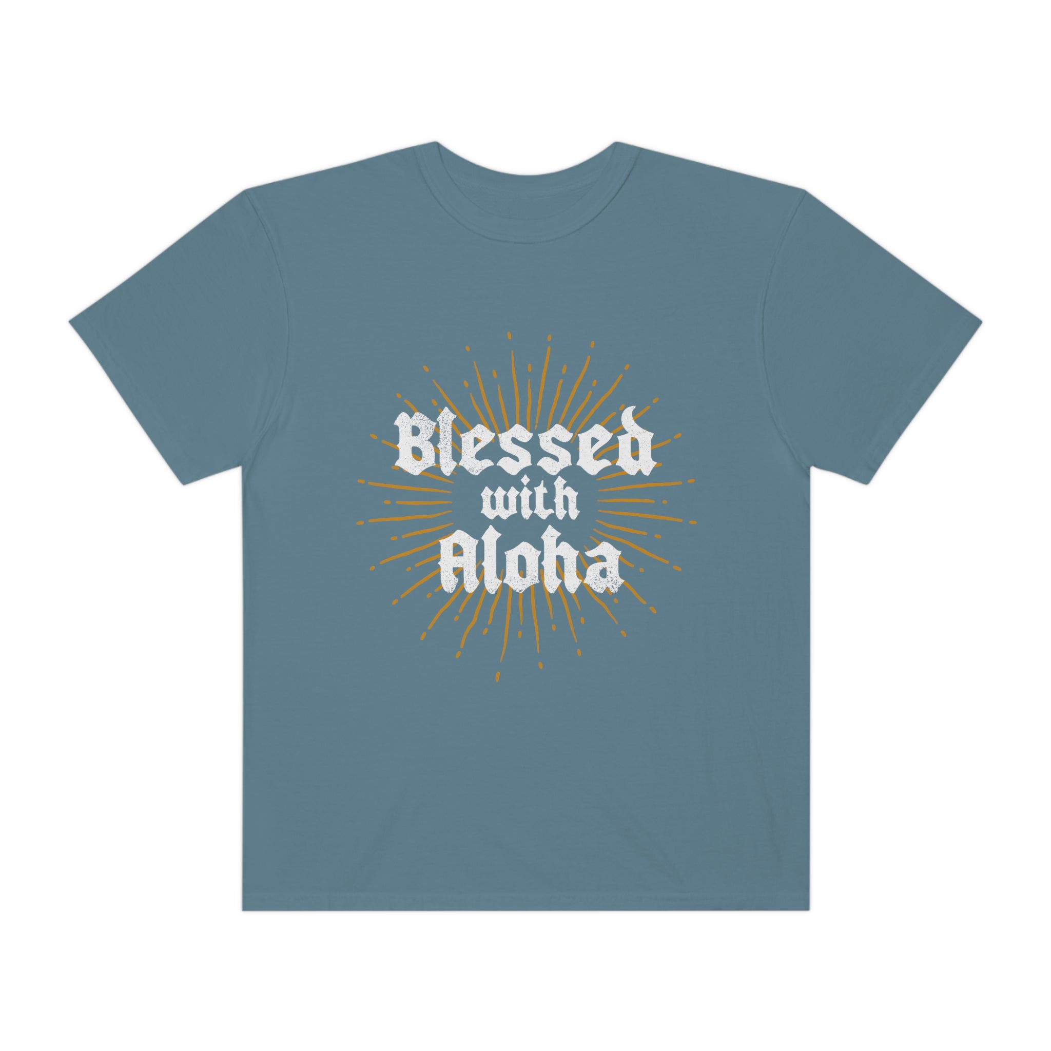 BLESSED Custom Garment Dyed Cotton Tee