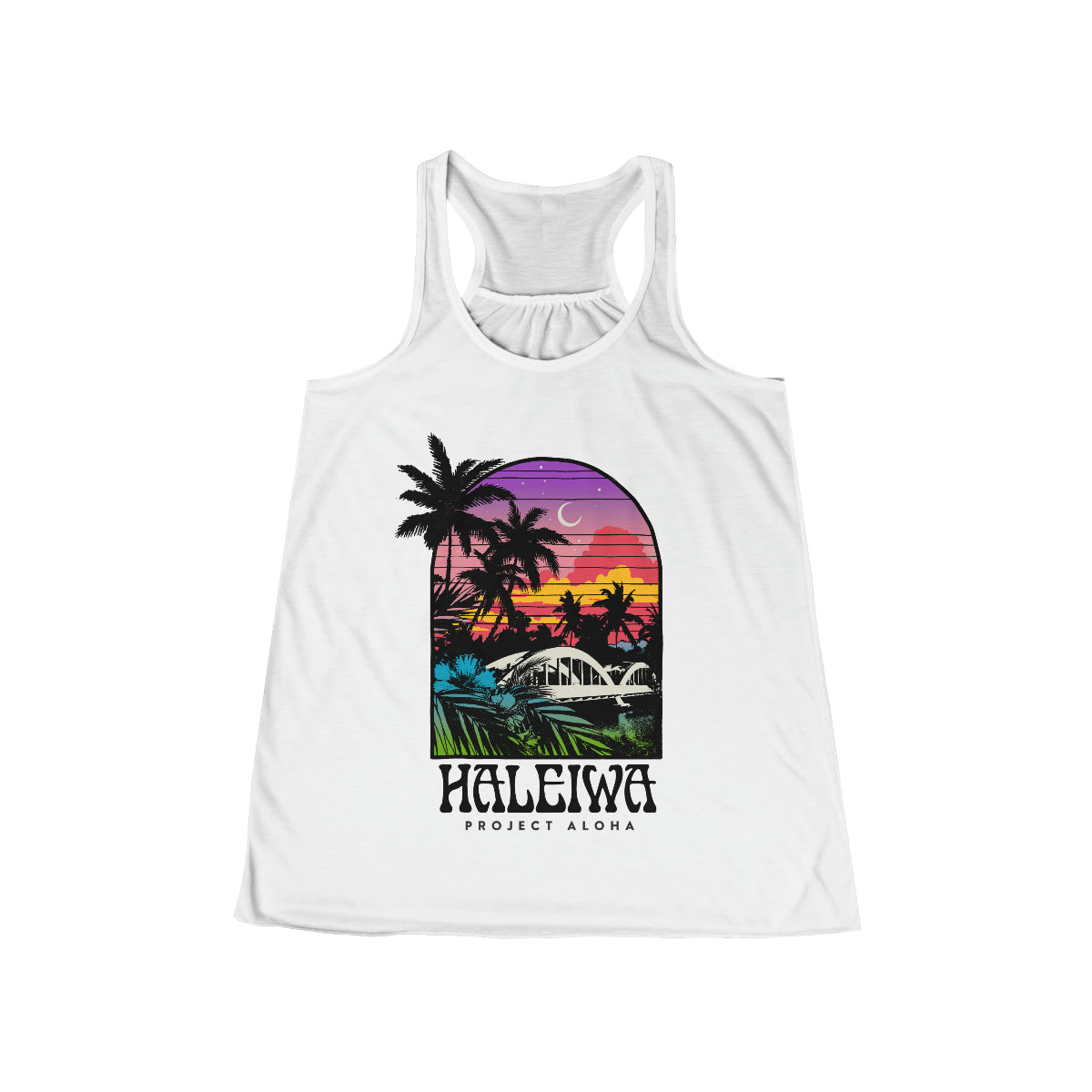 ANAHULU SCENIC Custom Womens Flowy Tank