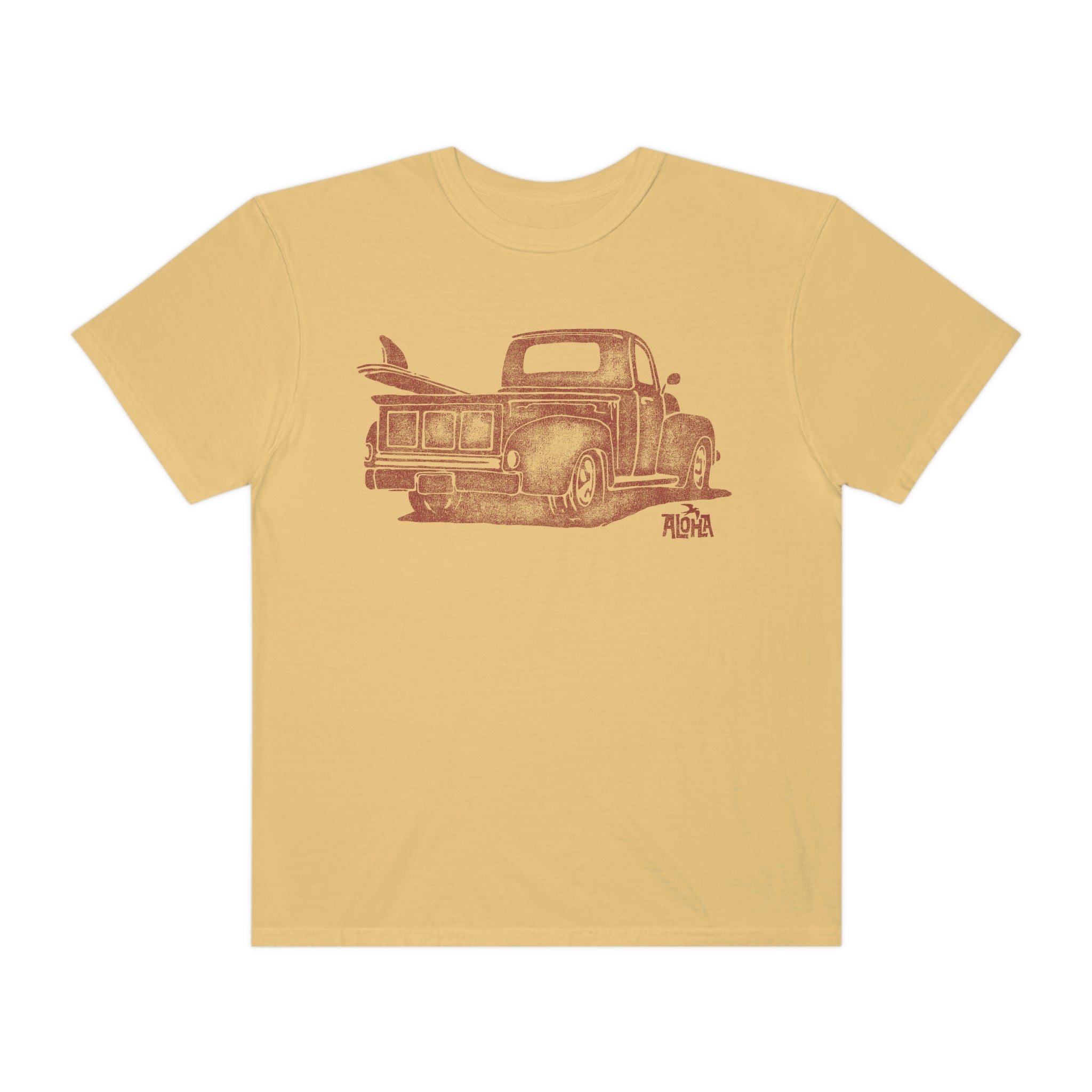 BEACH TRUCK Custom Garment Dyed Cotton Tee