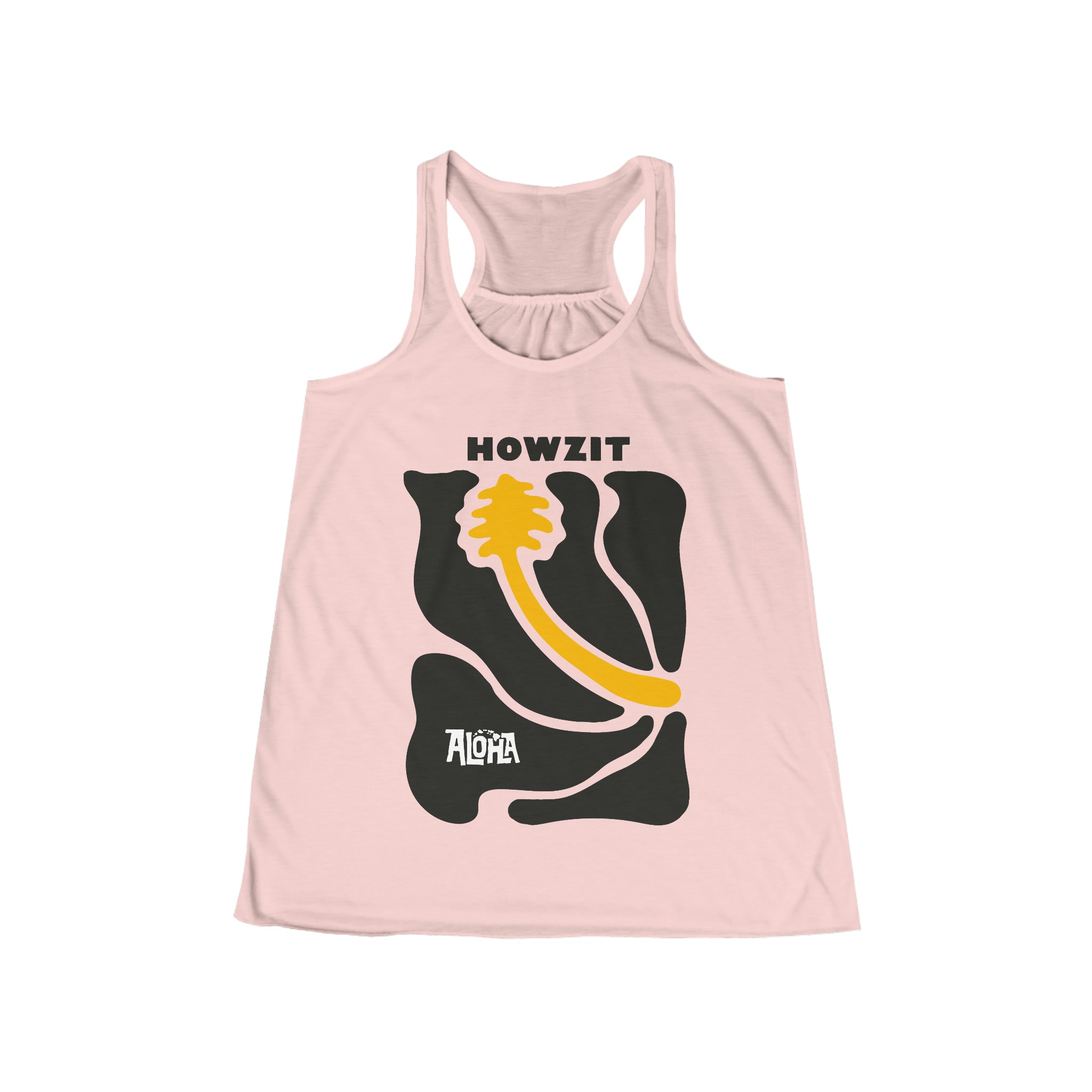 HOWZIT HIBISCUS Custom Womens Flowy Tank