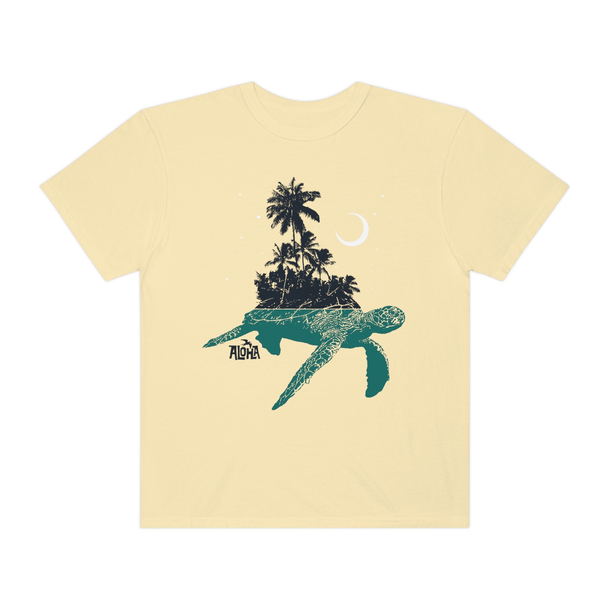 TURTLE ISLAND Custom Garment Dyed Cotton Tee