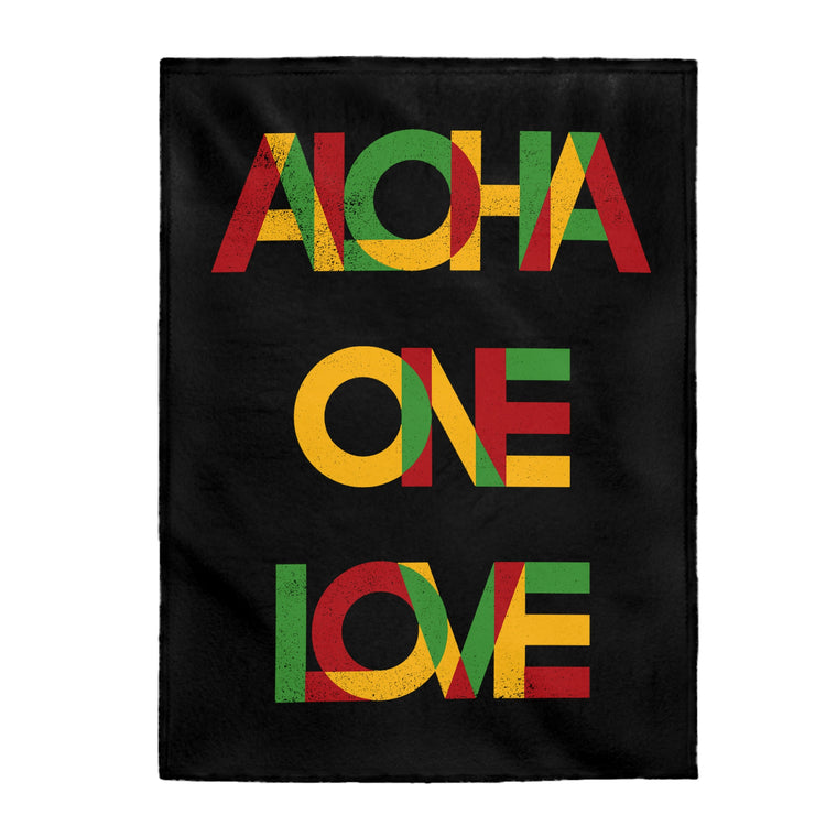 ONE LOVE Plush Blanket