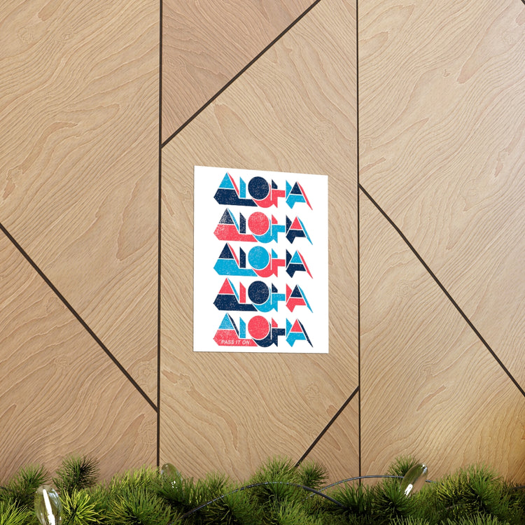 3D STACK Premium Matte Vertical Poster